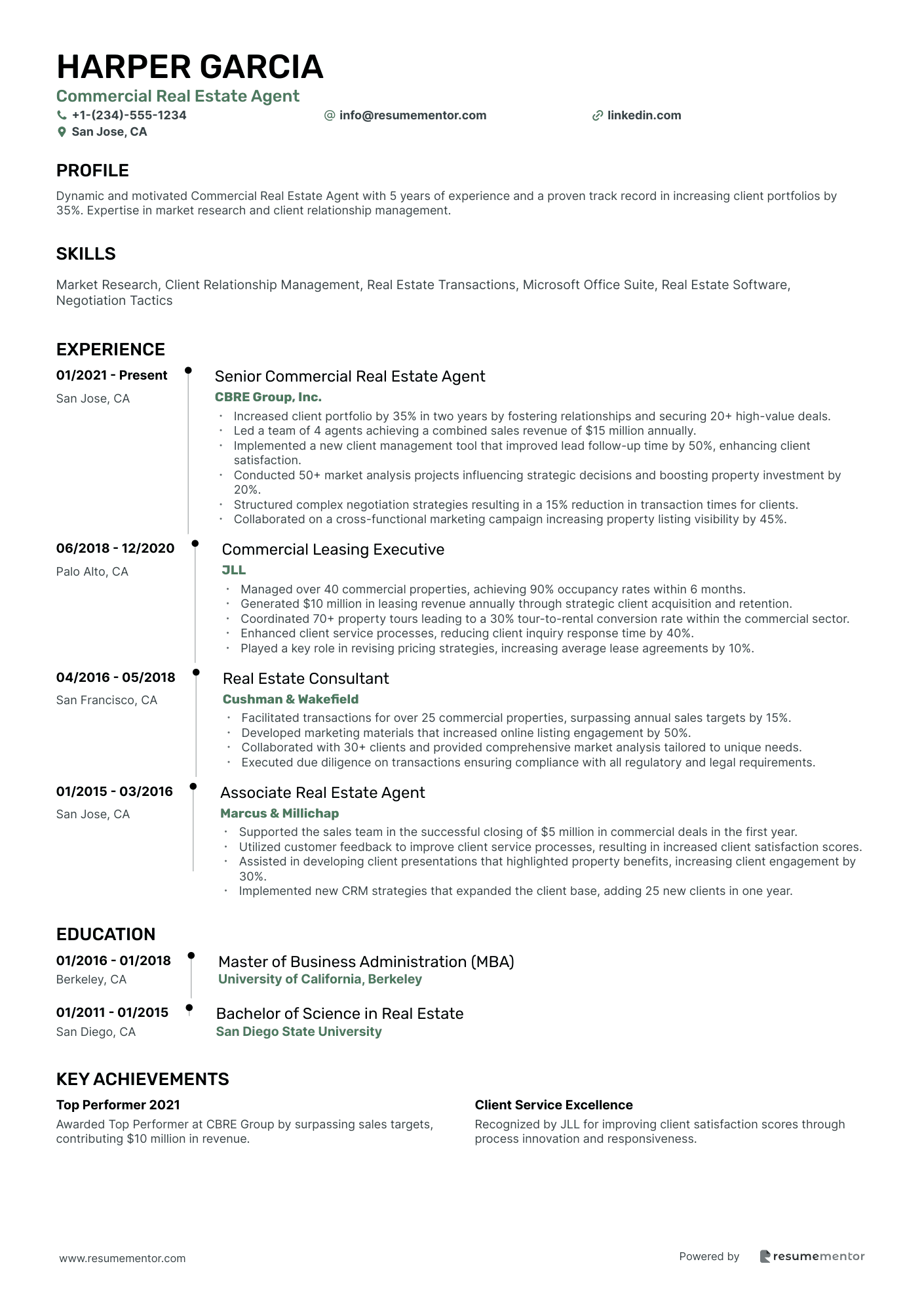 Commercial Real Estate Agent