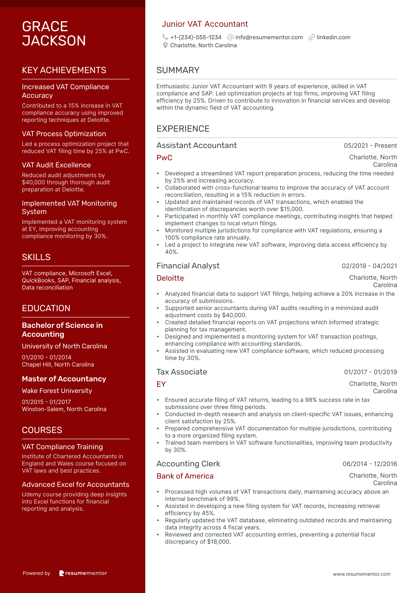 Junior VAT Accountant