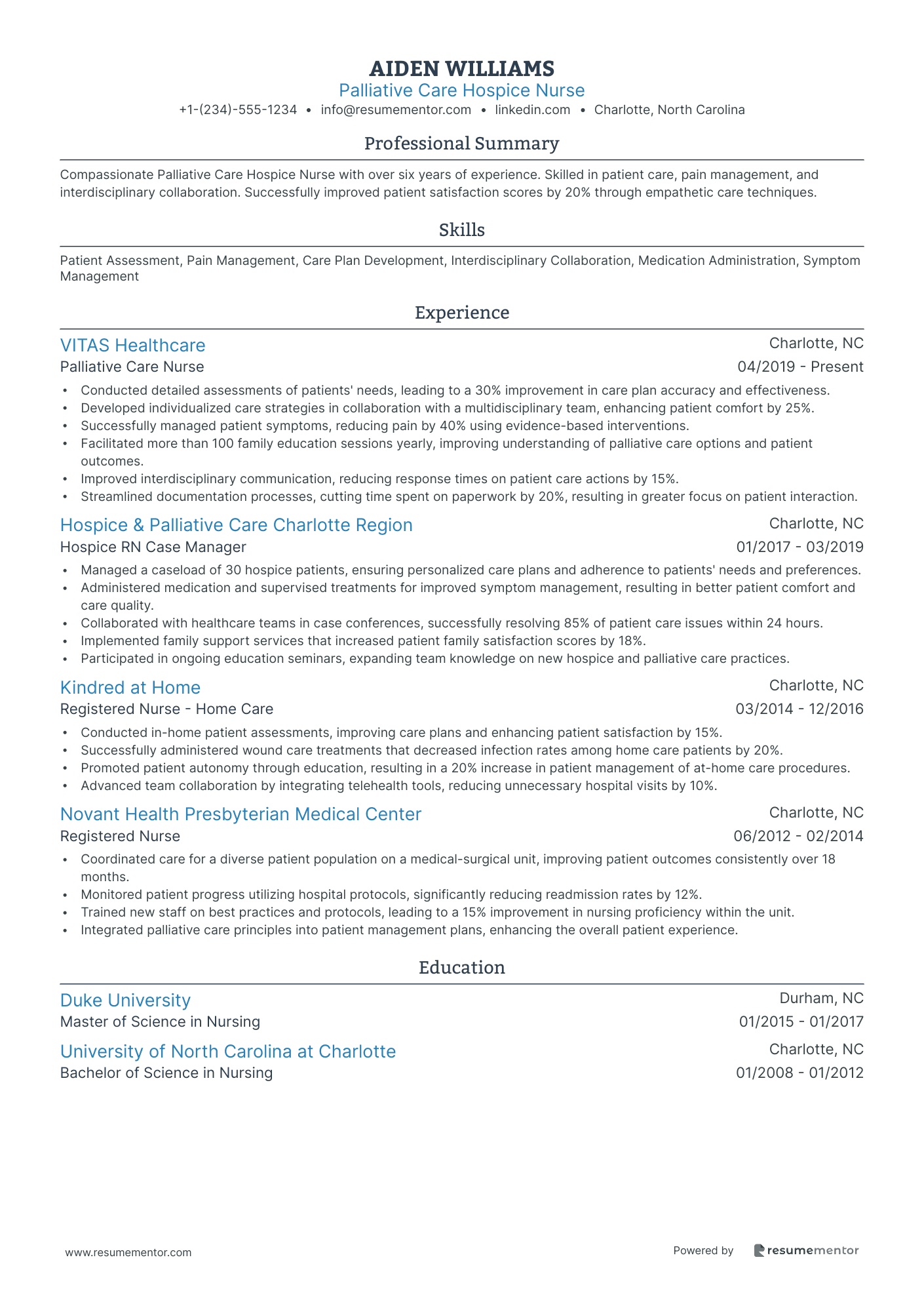 Palliative Care Hospice Nurse