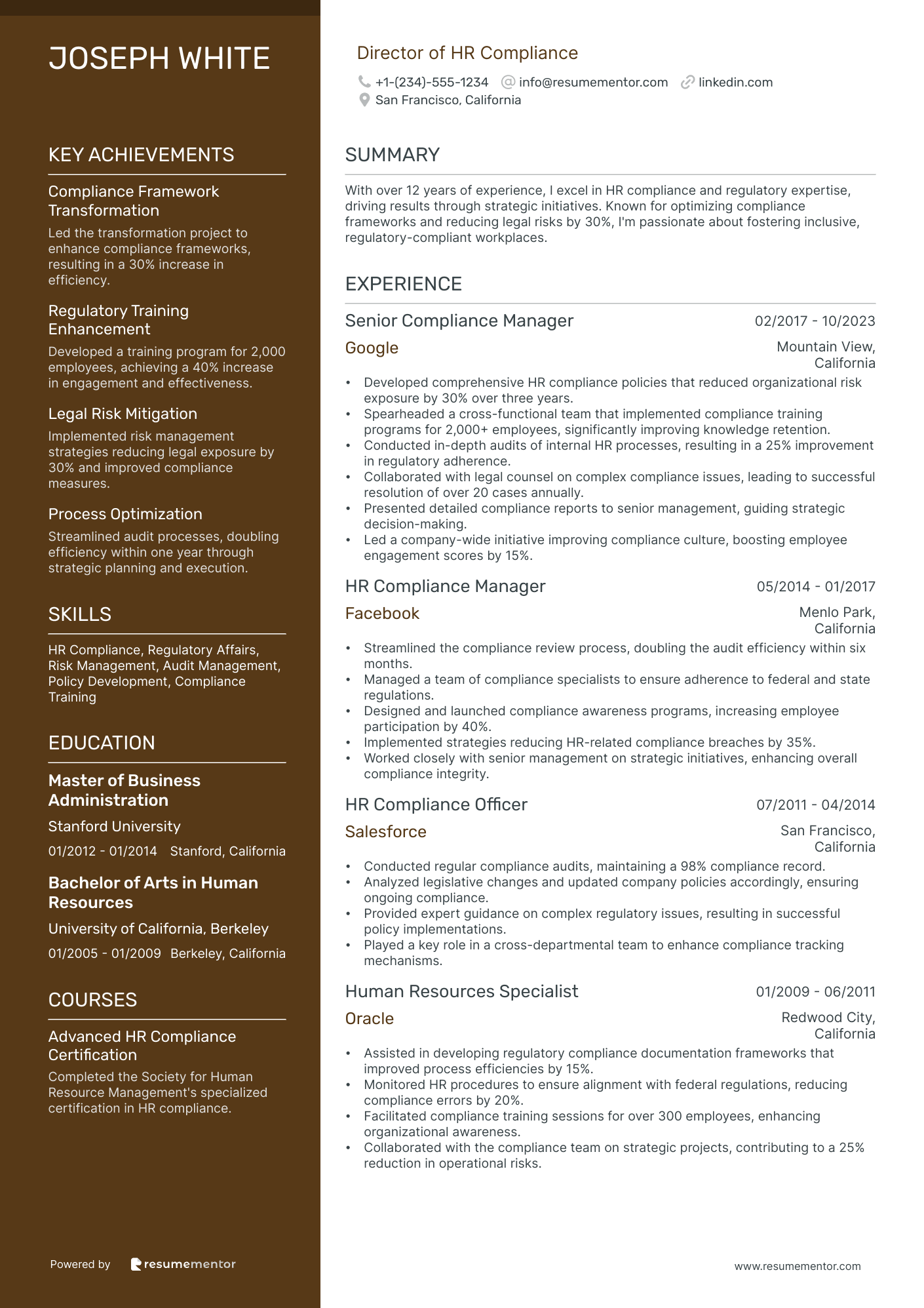 Director of HR Compliance