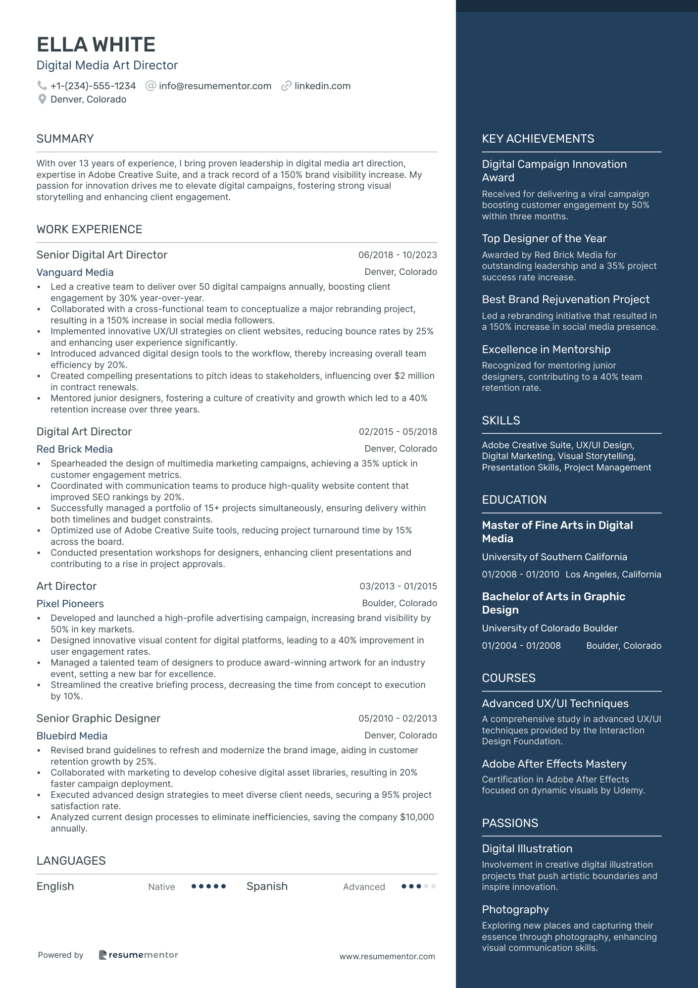 Digital Media Art Director