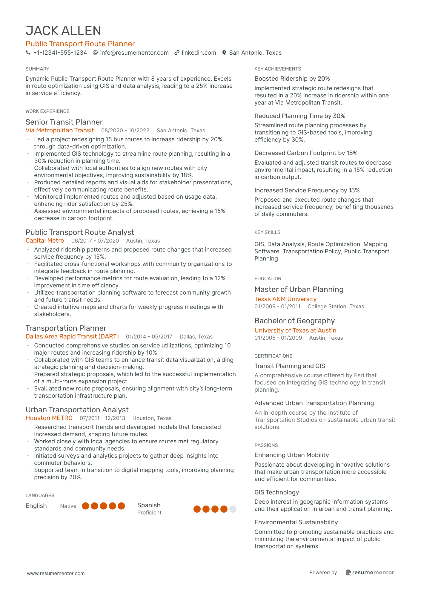 Public Transport Route Planner