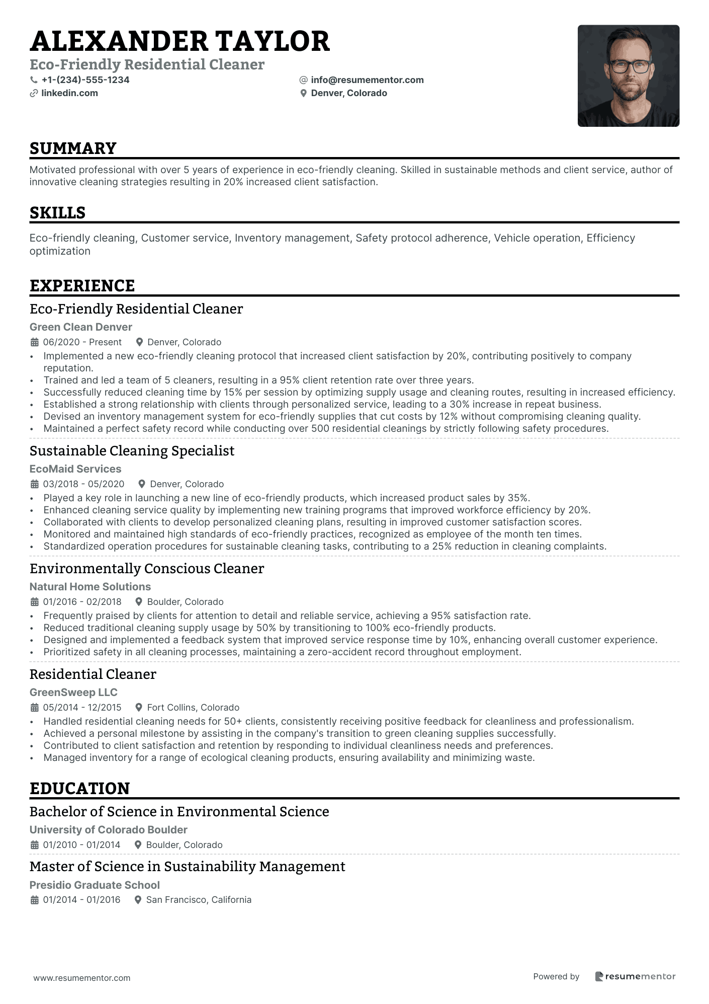 Eco Friendly Residential Cleaner