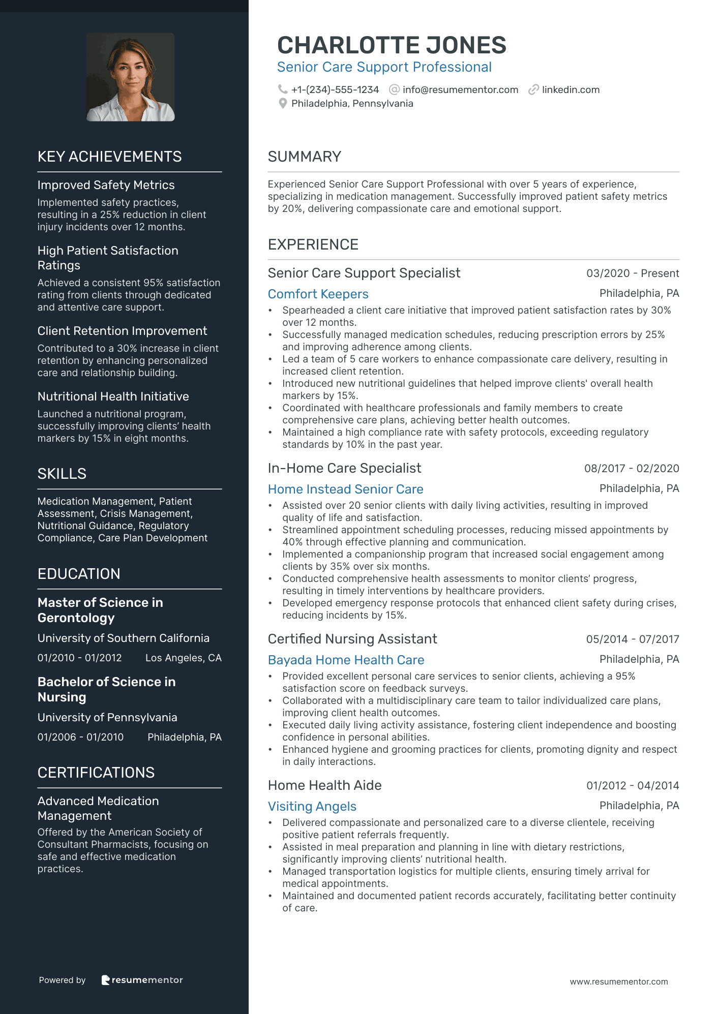Senior Care Support Professional