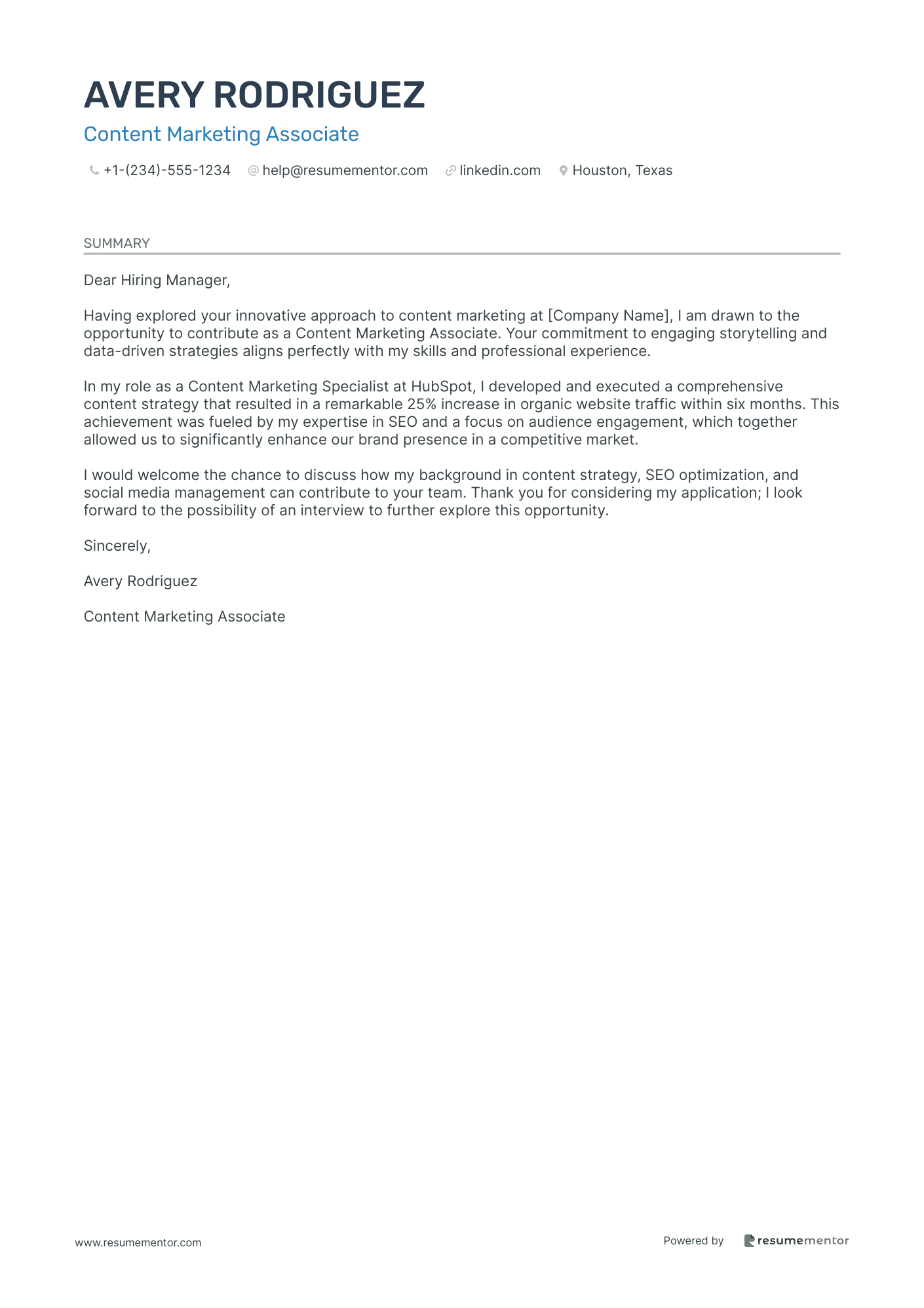 Content Marketing Associate