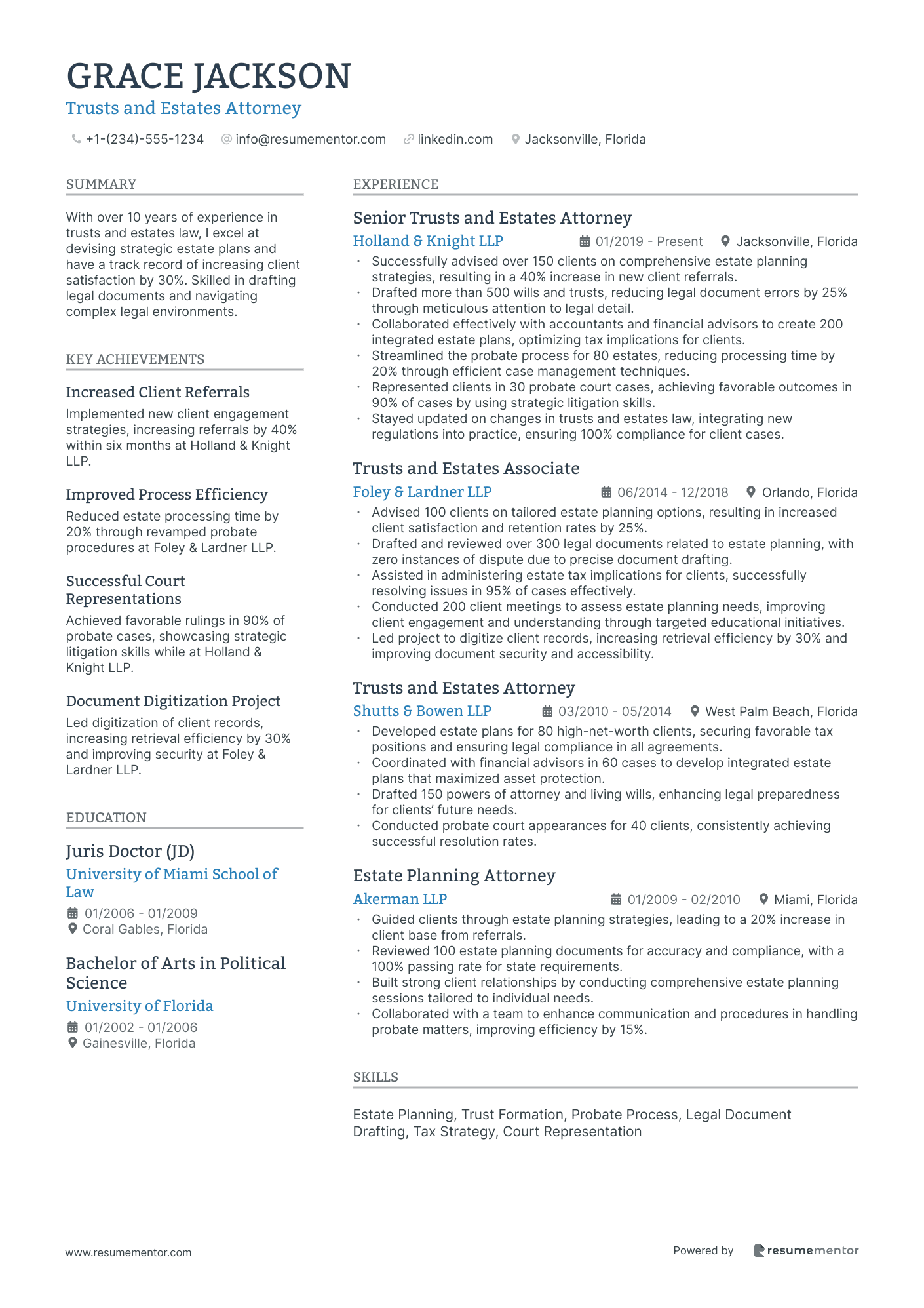 Trusts and Estates Attorney