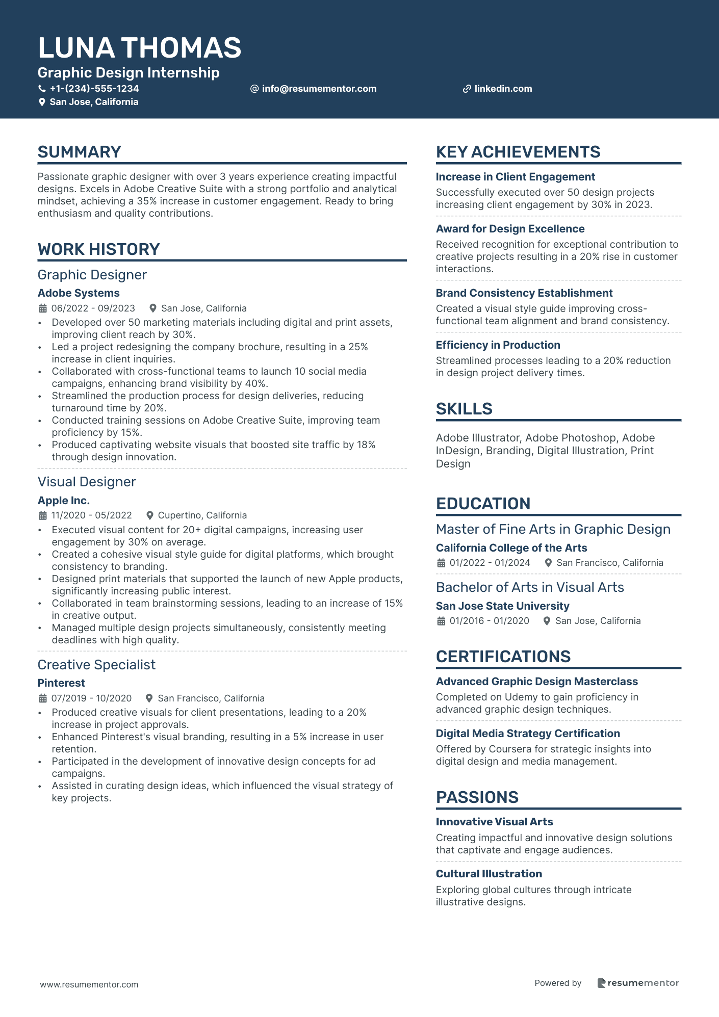 Graphic Design Internship