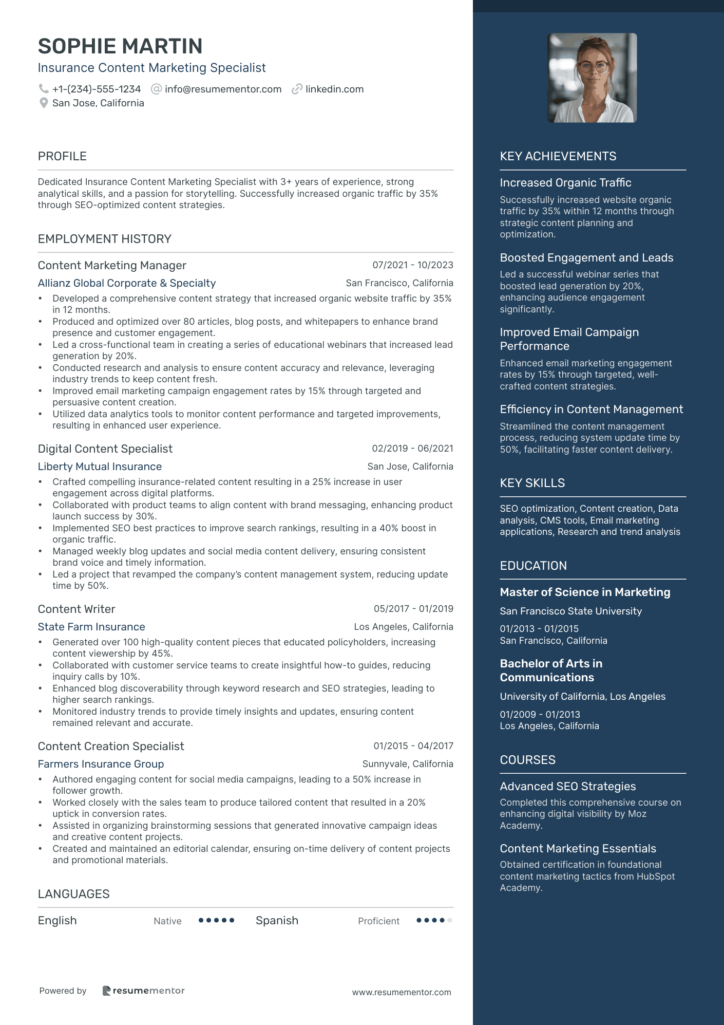 Insurance Content Marketing Specialist