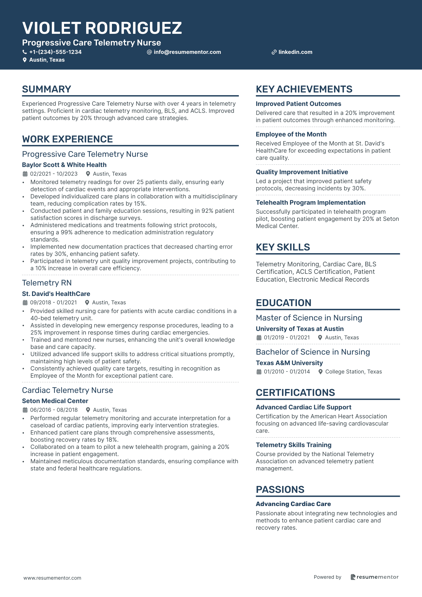 Progressive Care Telemetry Nurse