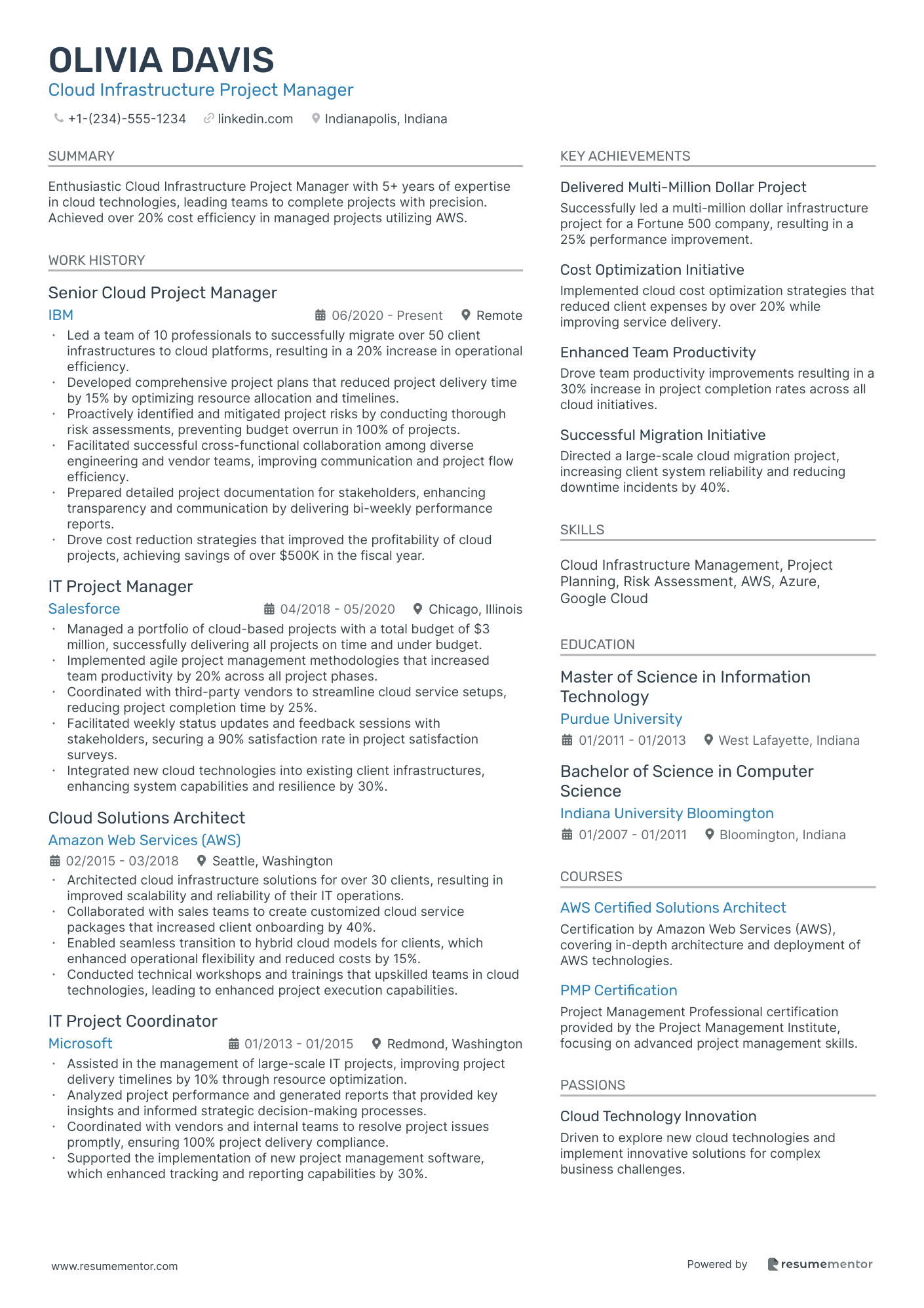 Cloud Infrastructure Project Manager
