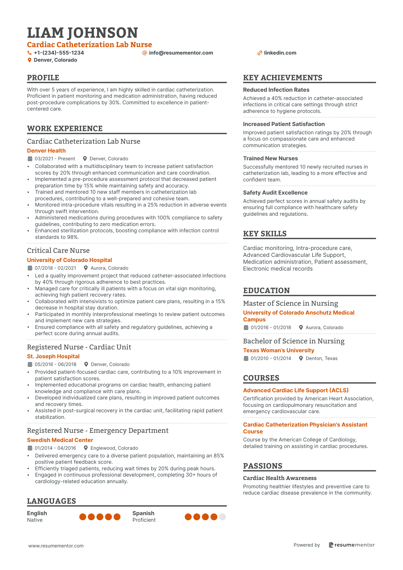 Cardiac Catheterization Lab Nurse