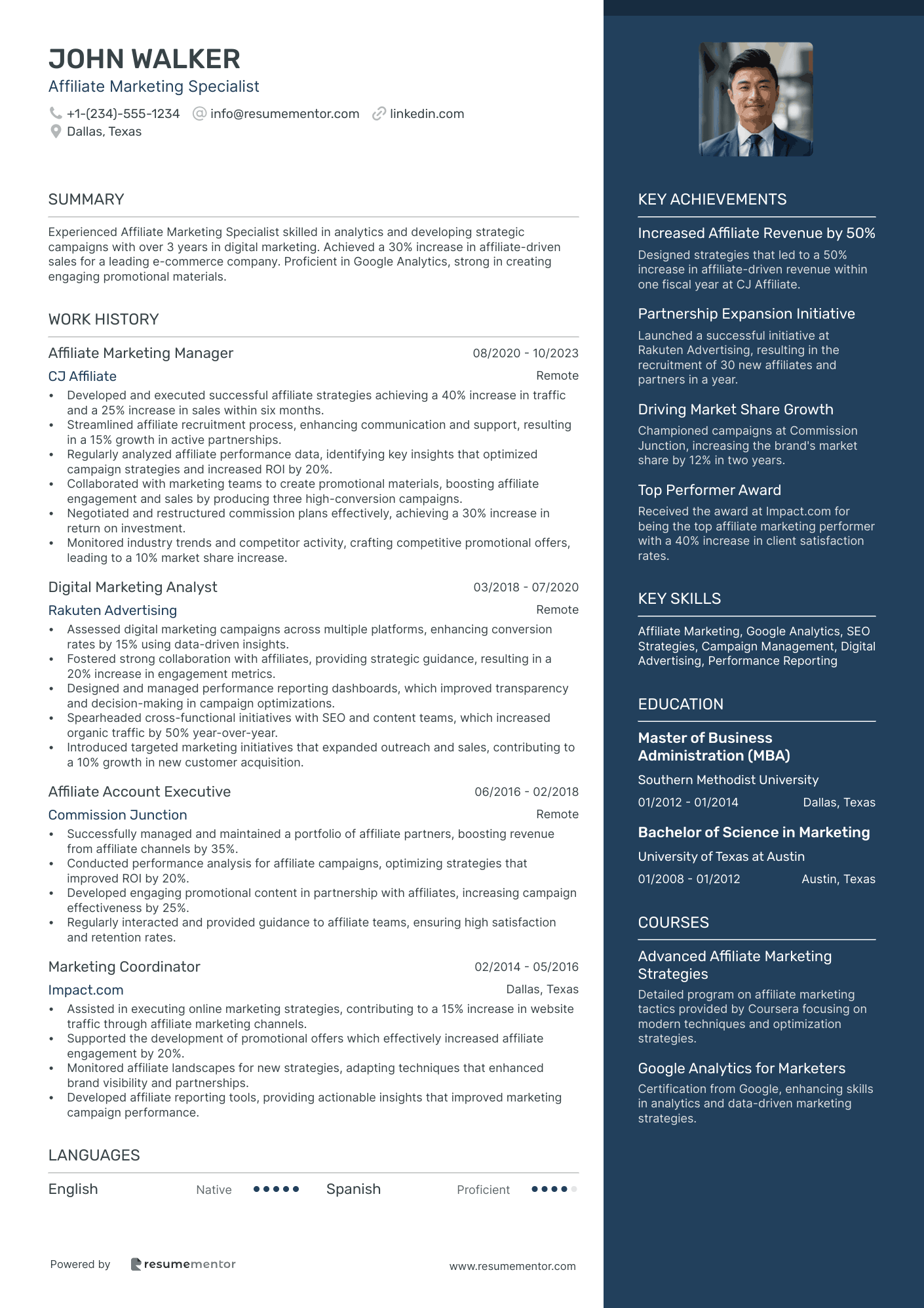 Affiliate Marketing Specialist