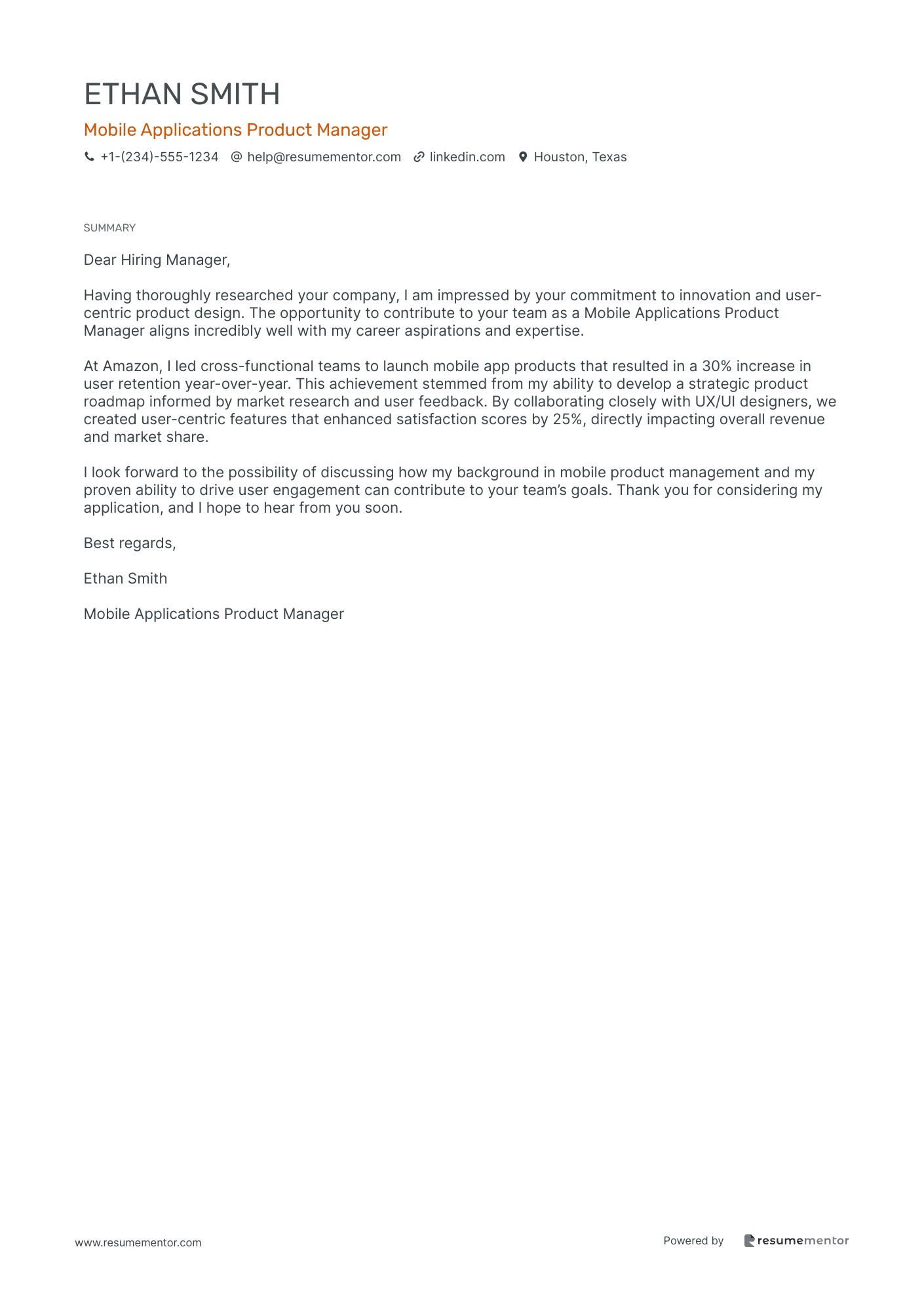 Mobile Applications Product Manager