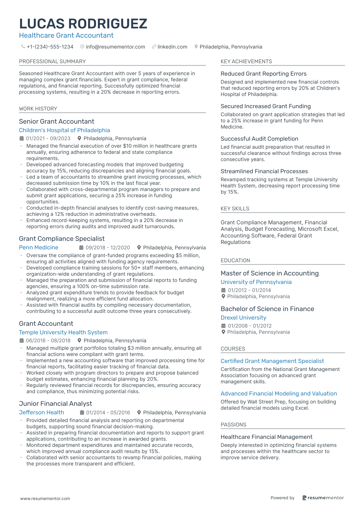 Healthcare Grant Accountant