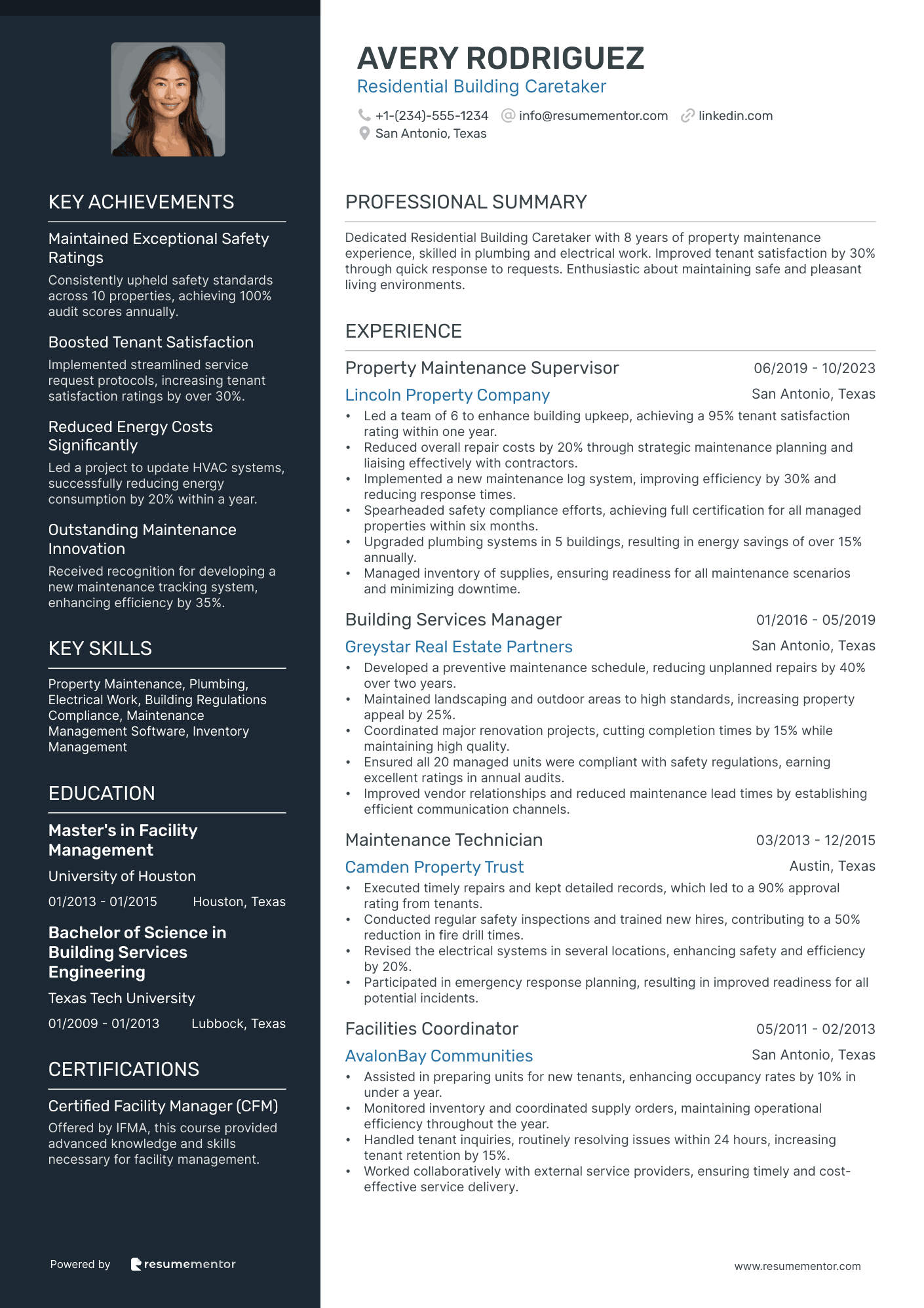 Residential Building Caretaker