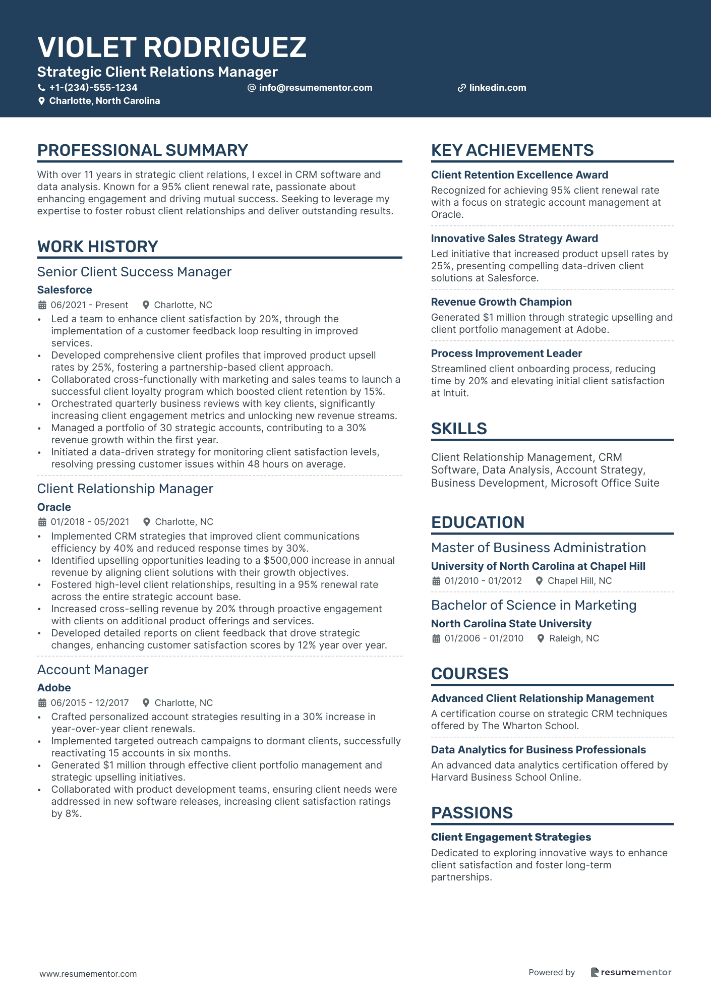 Strategic Client Relations Manager