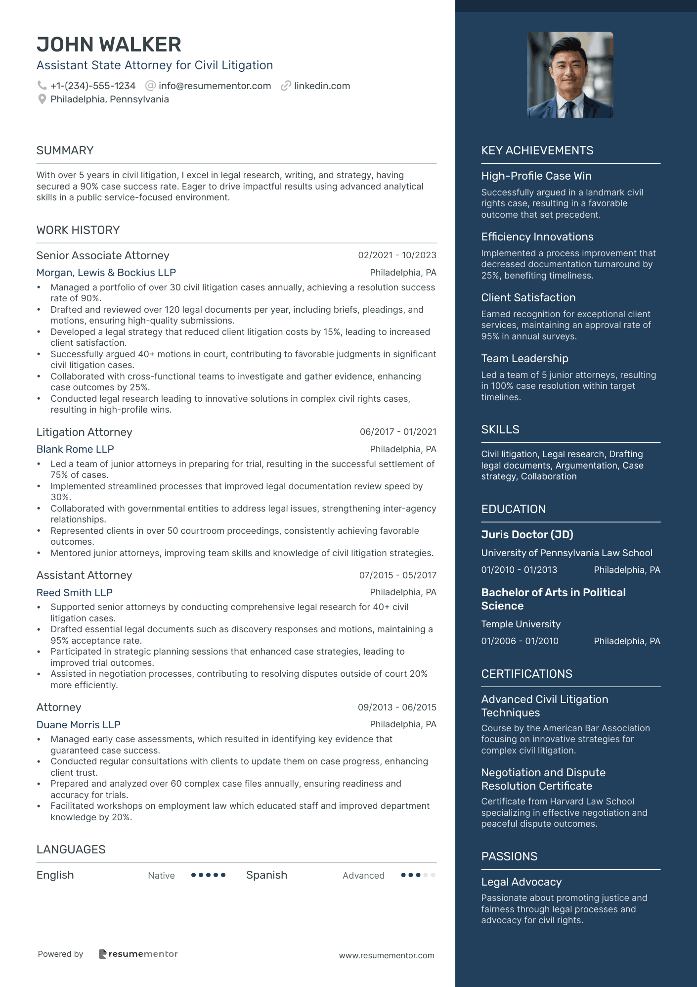 Assistant State Attorney for Civil Litigation