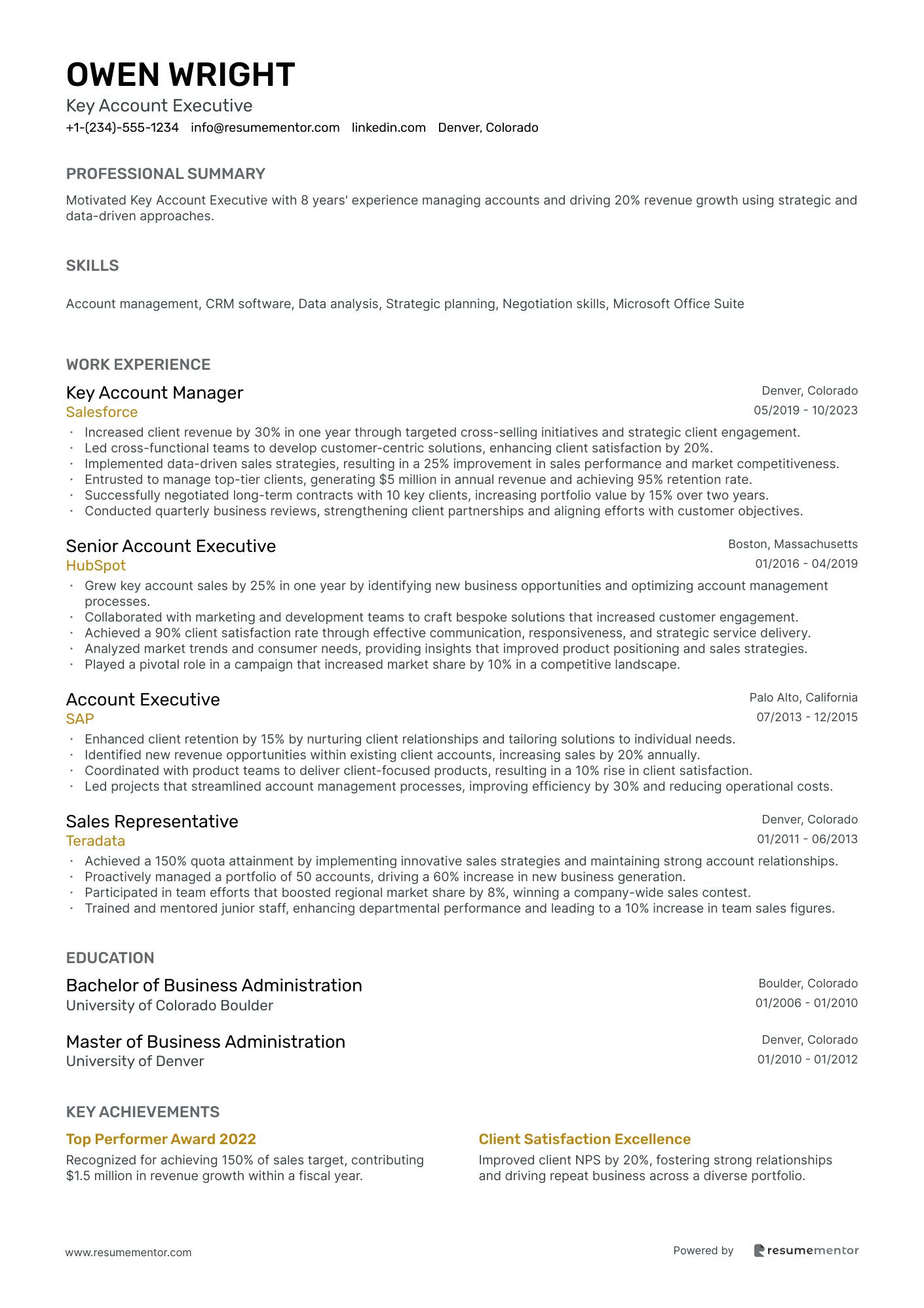 Key Account Executive