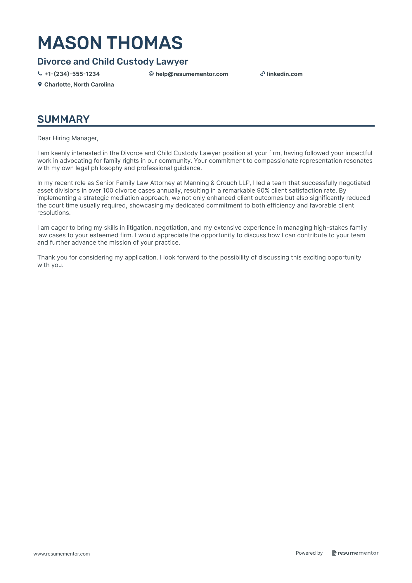 Divorce and Child Custody Lawyer