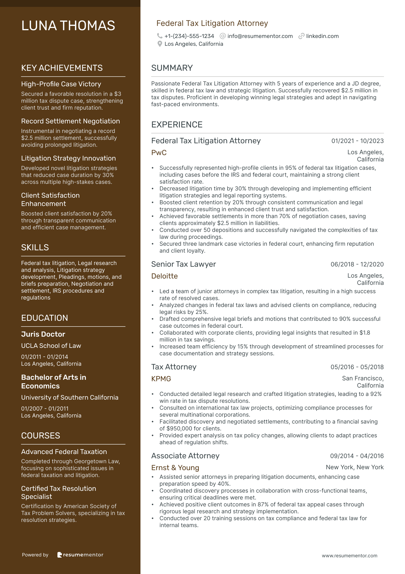 Federal Tax Litigation Attorney