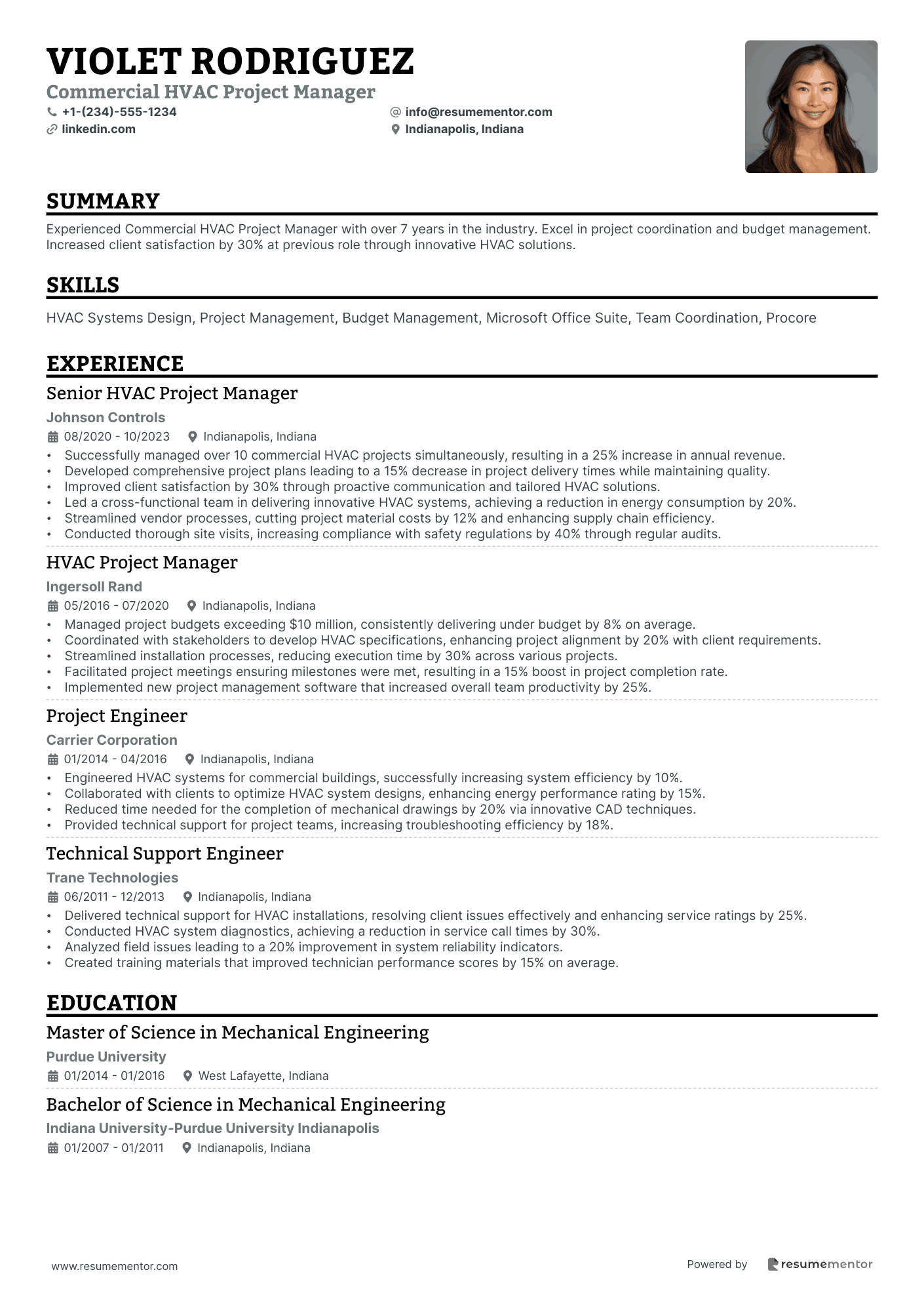 Commercial HVAC Project Manager