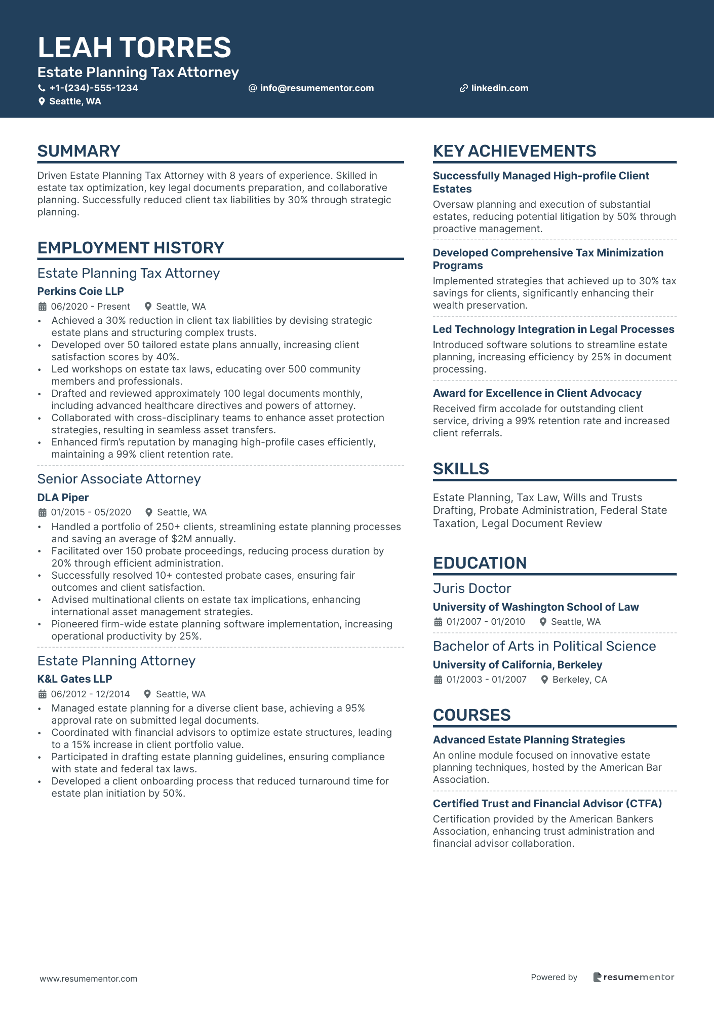 Estate Planning Tax Attorney
