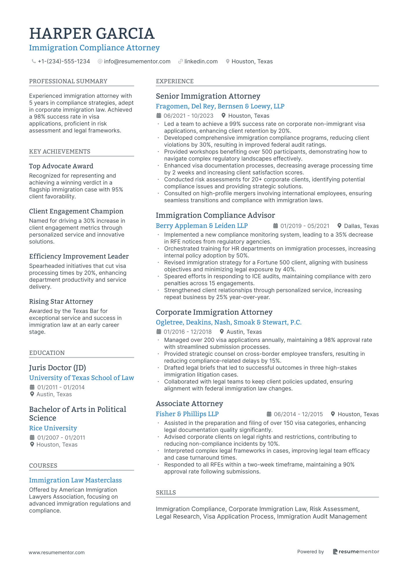 Immigration Compliance Attorney