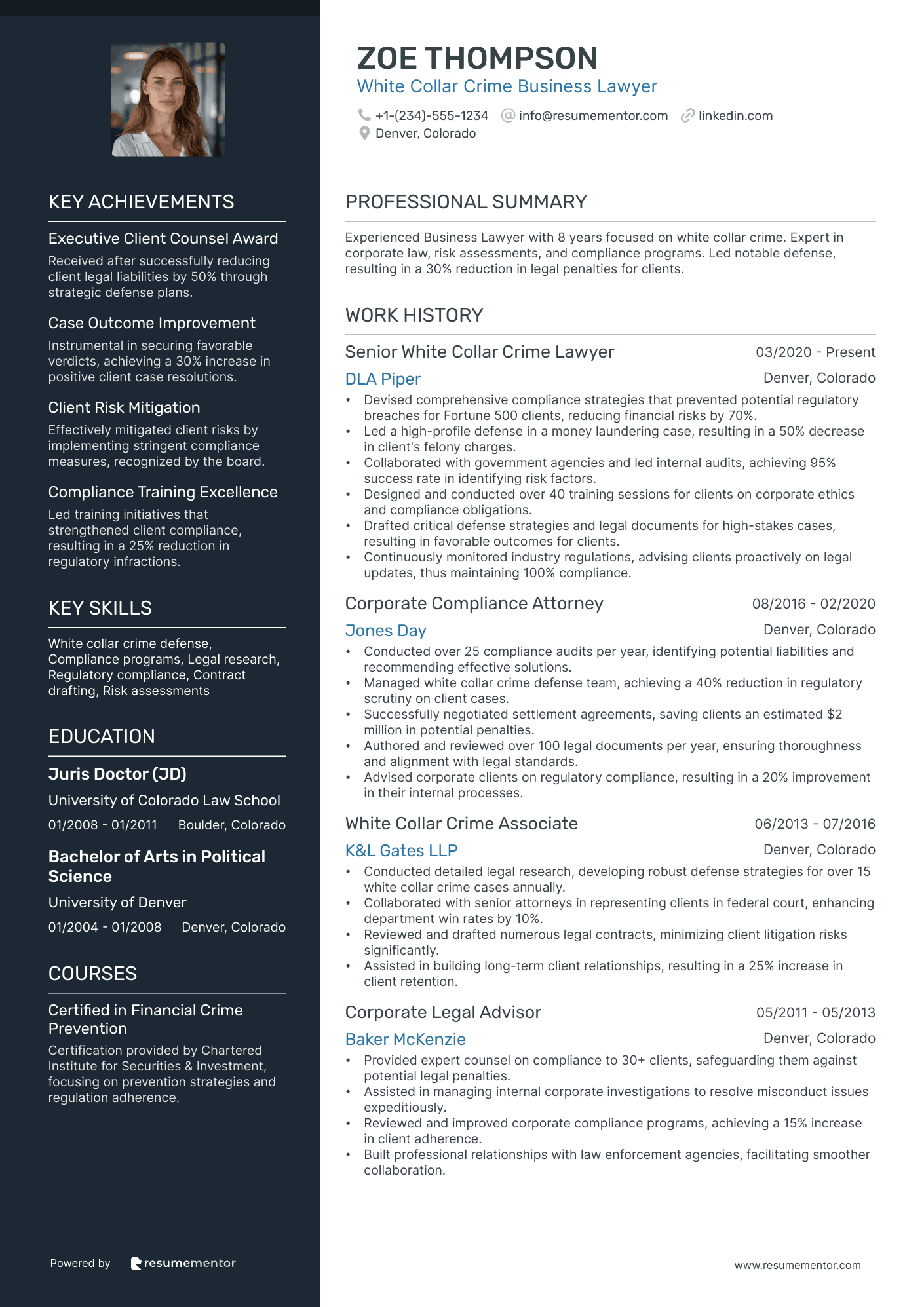 White Collar Crime Business Lawyer
