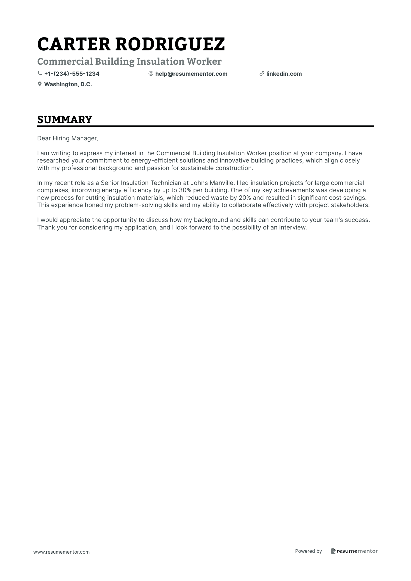 Commercial Building Insulation Worker