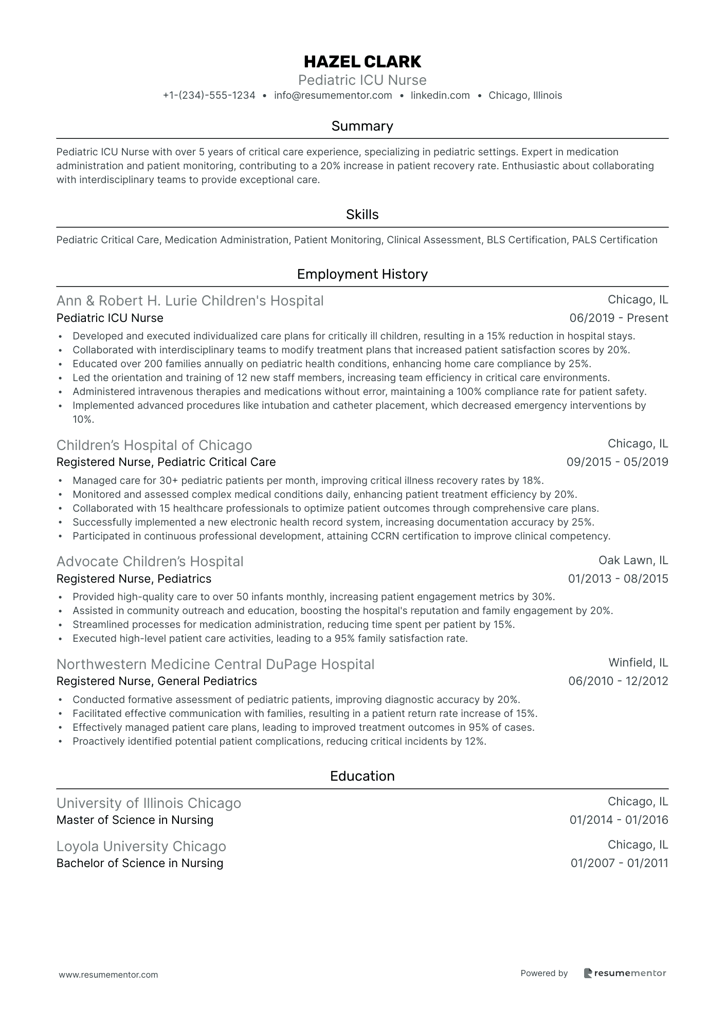 Pediatric ICU Nurse