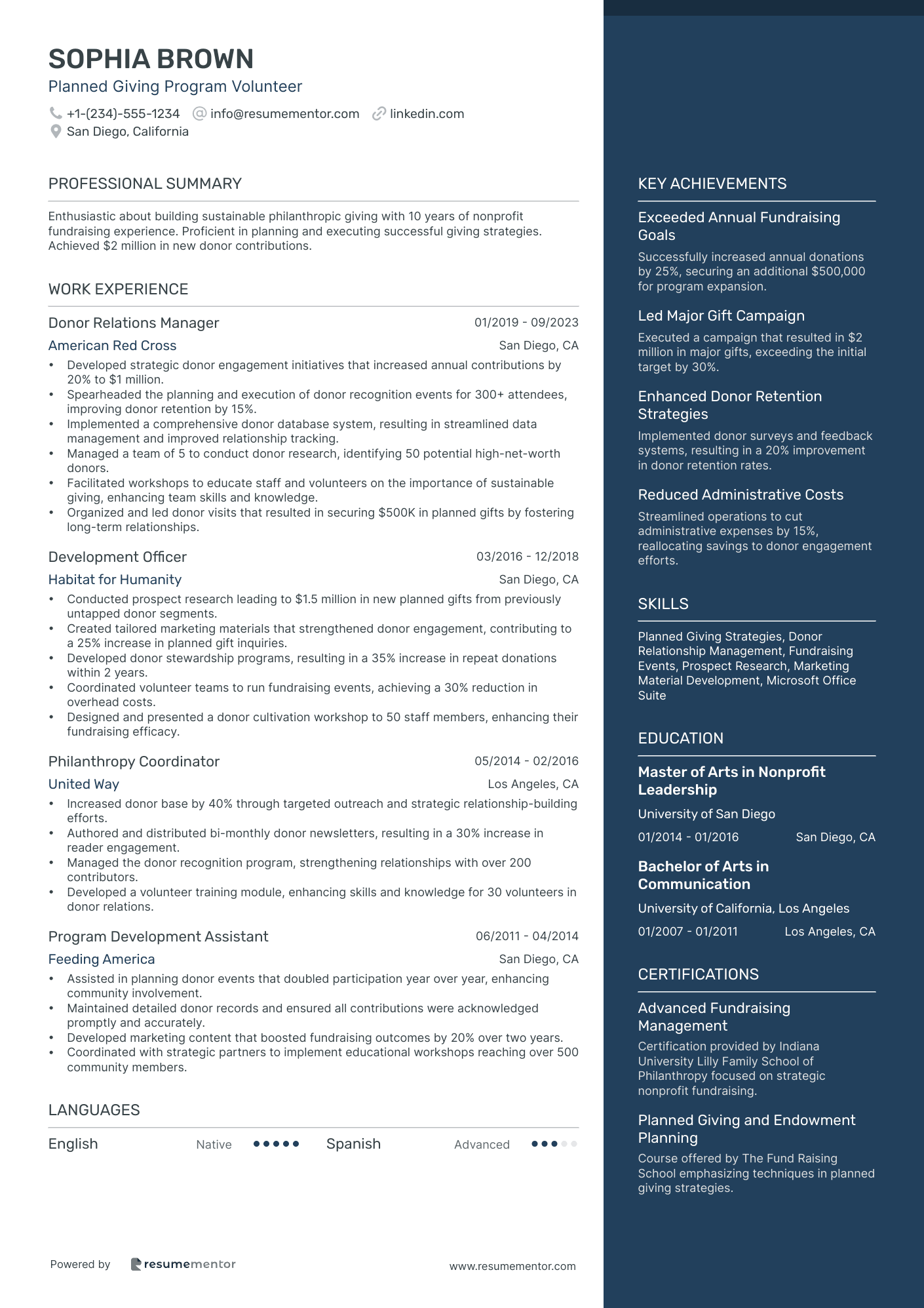 Planned Giving Program Volunteer
