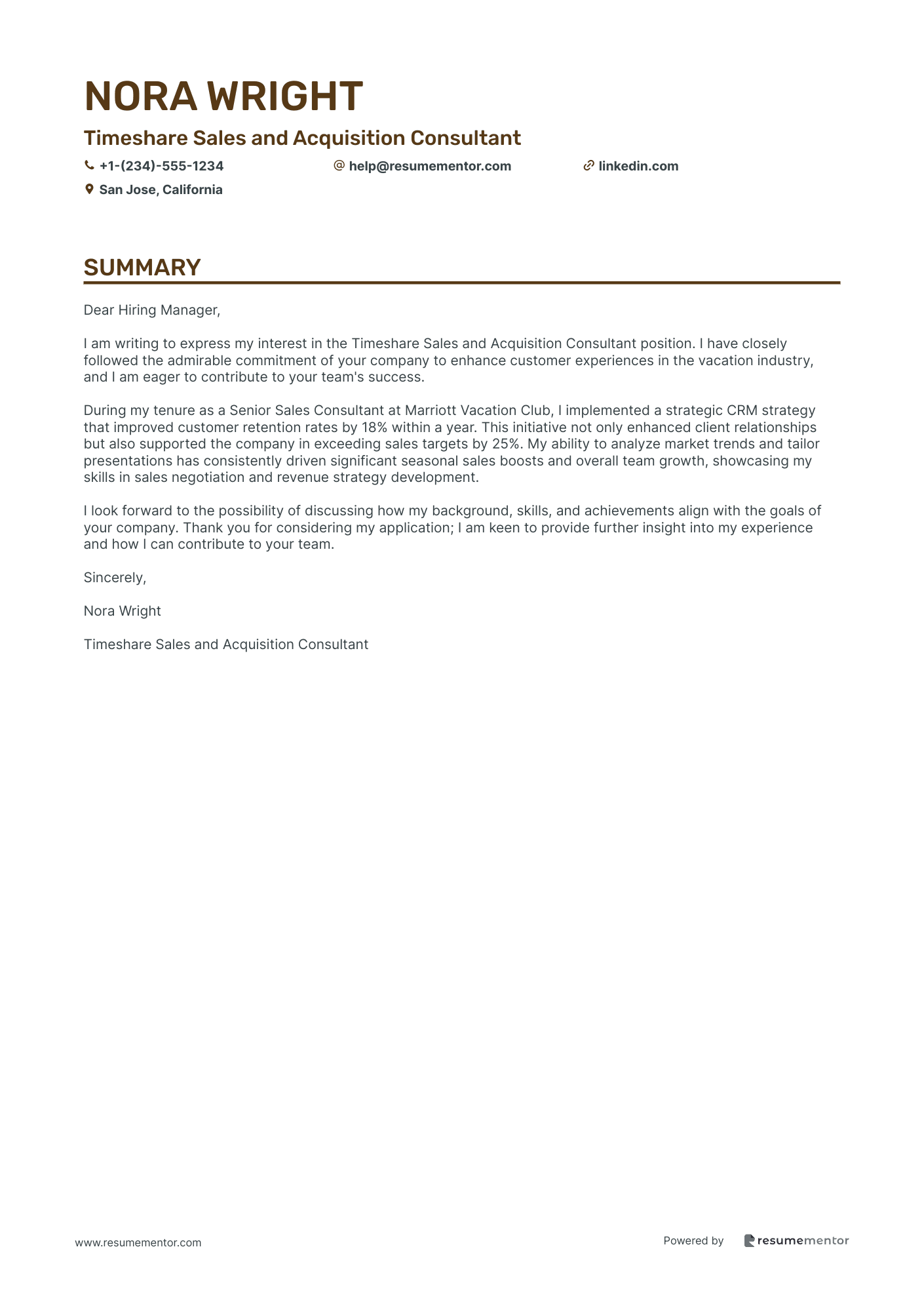 Timeshare Sales and Acquisition Consultant