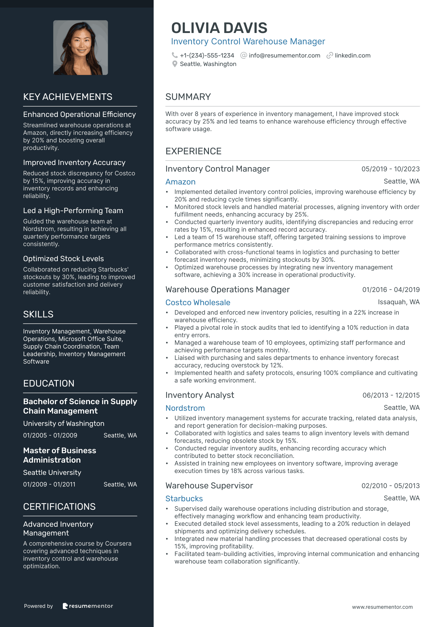 Inventory Control Warehouse Manager