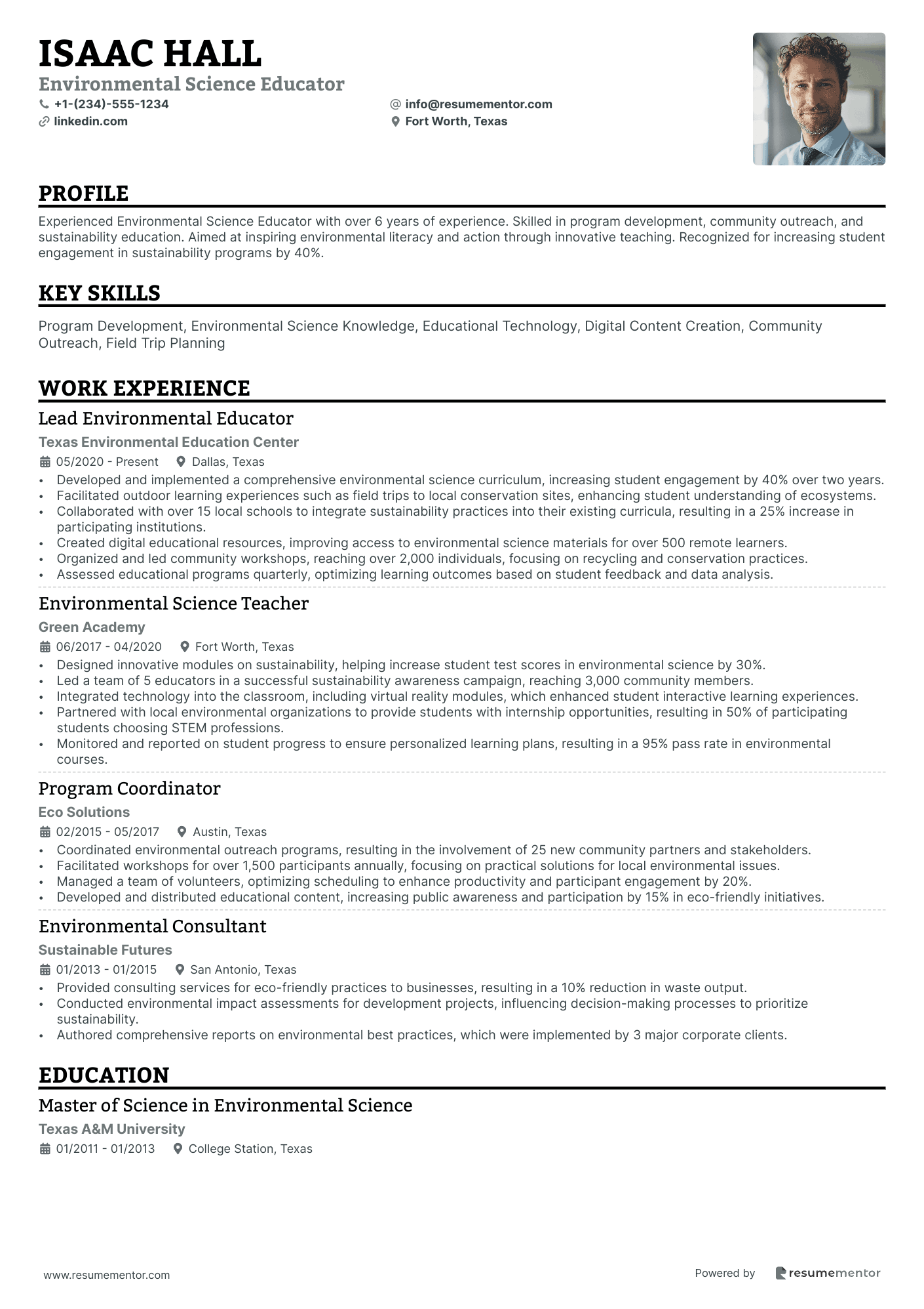 Environmental Science Educator