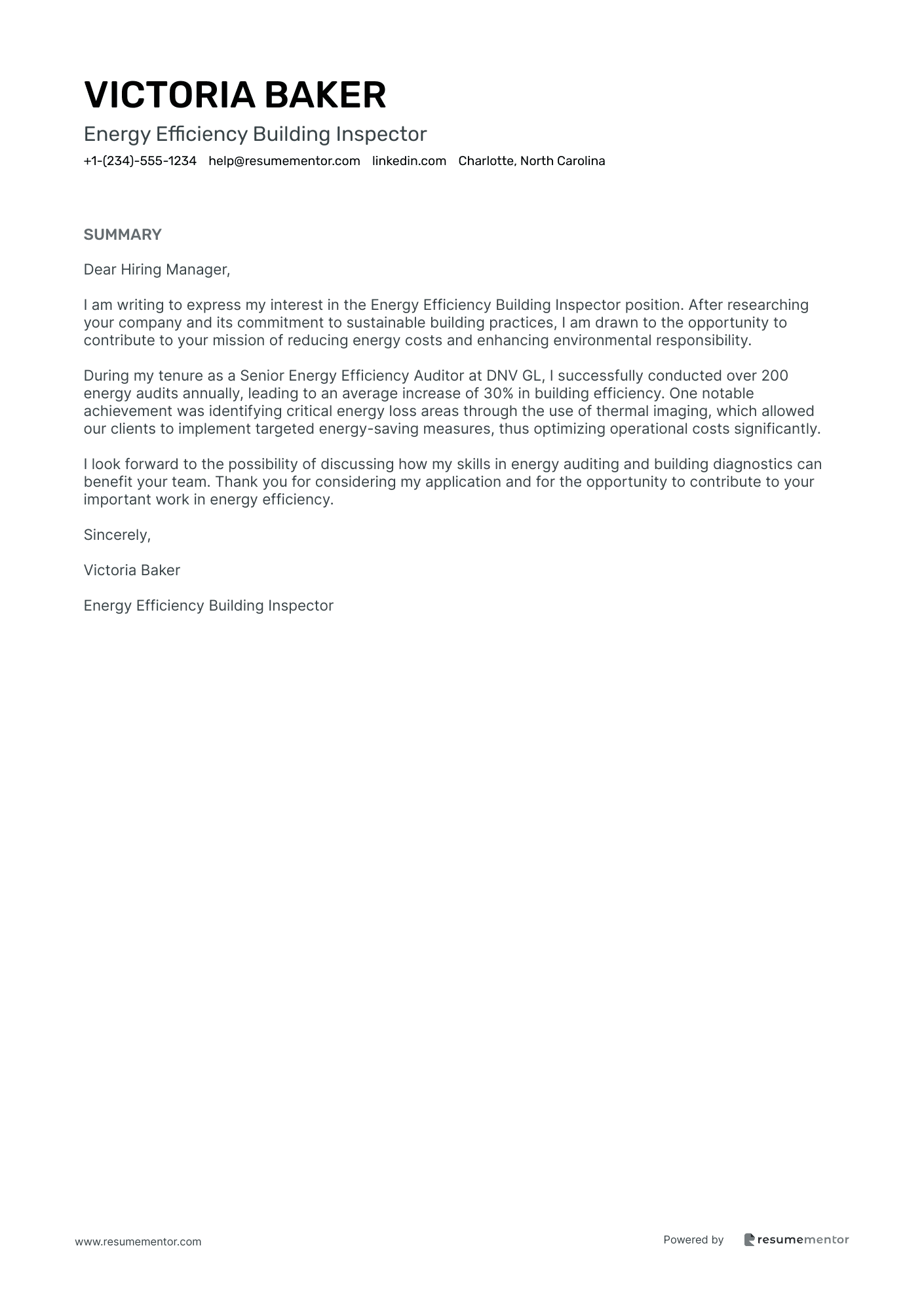 Energy Efficiency Building Inspector