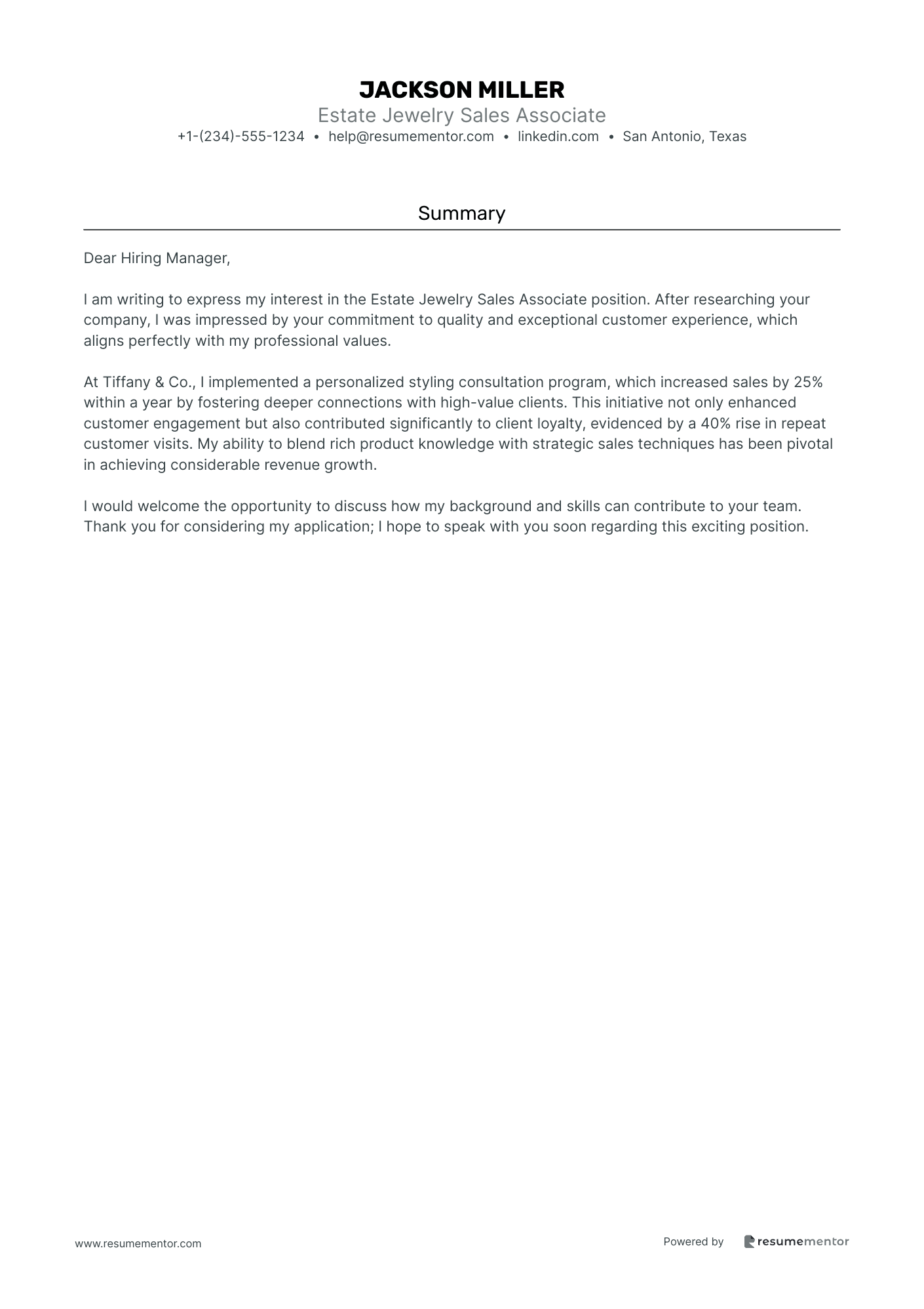 Estate Jewelry Sales Associate