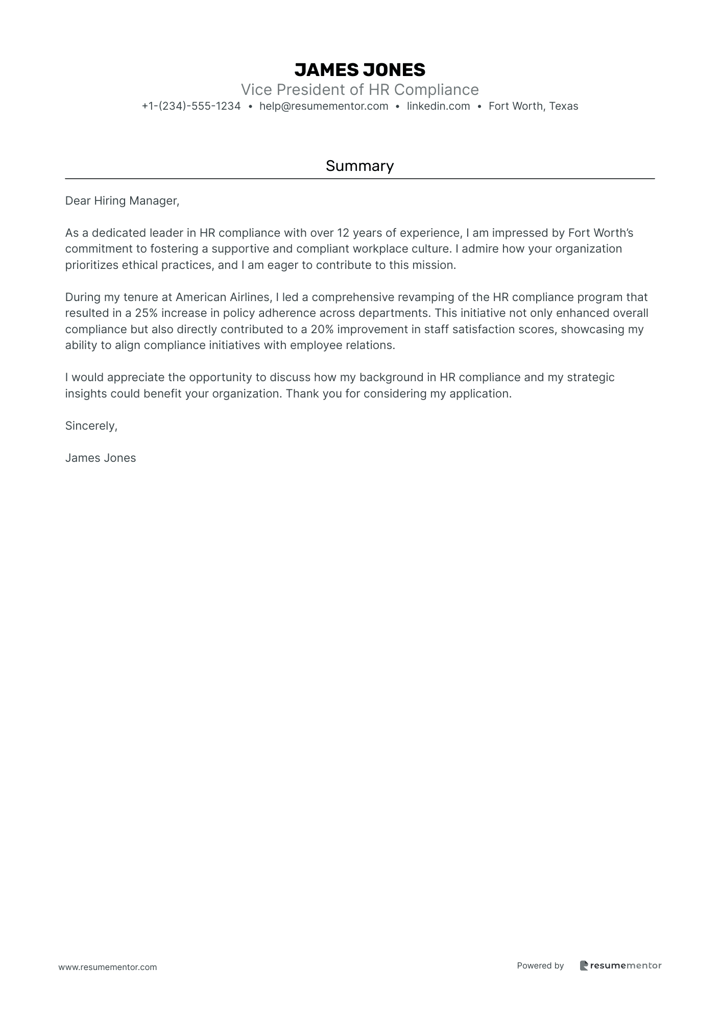 Vice President of HR Compliance