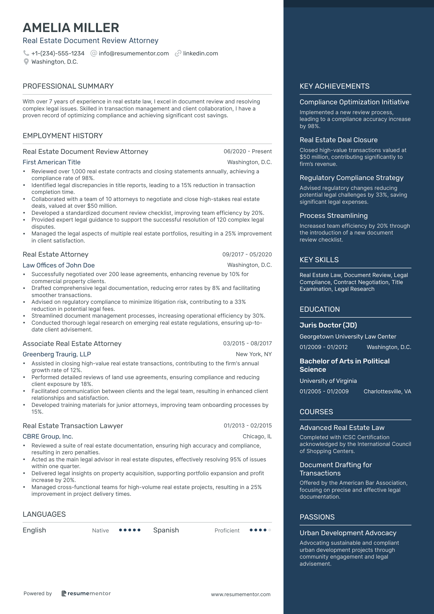 Real Estate Document Review Attorney