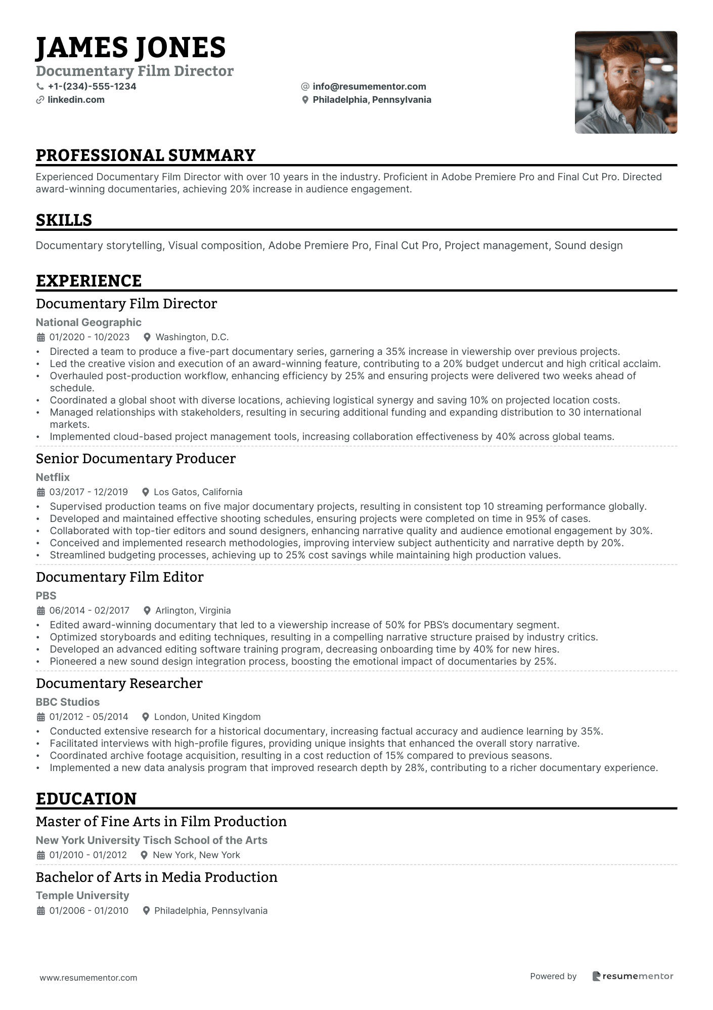 Documentary Film Director