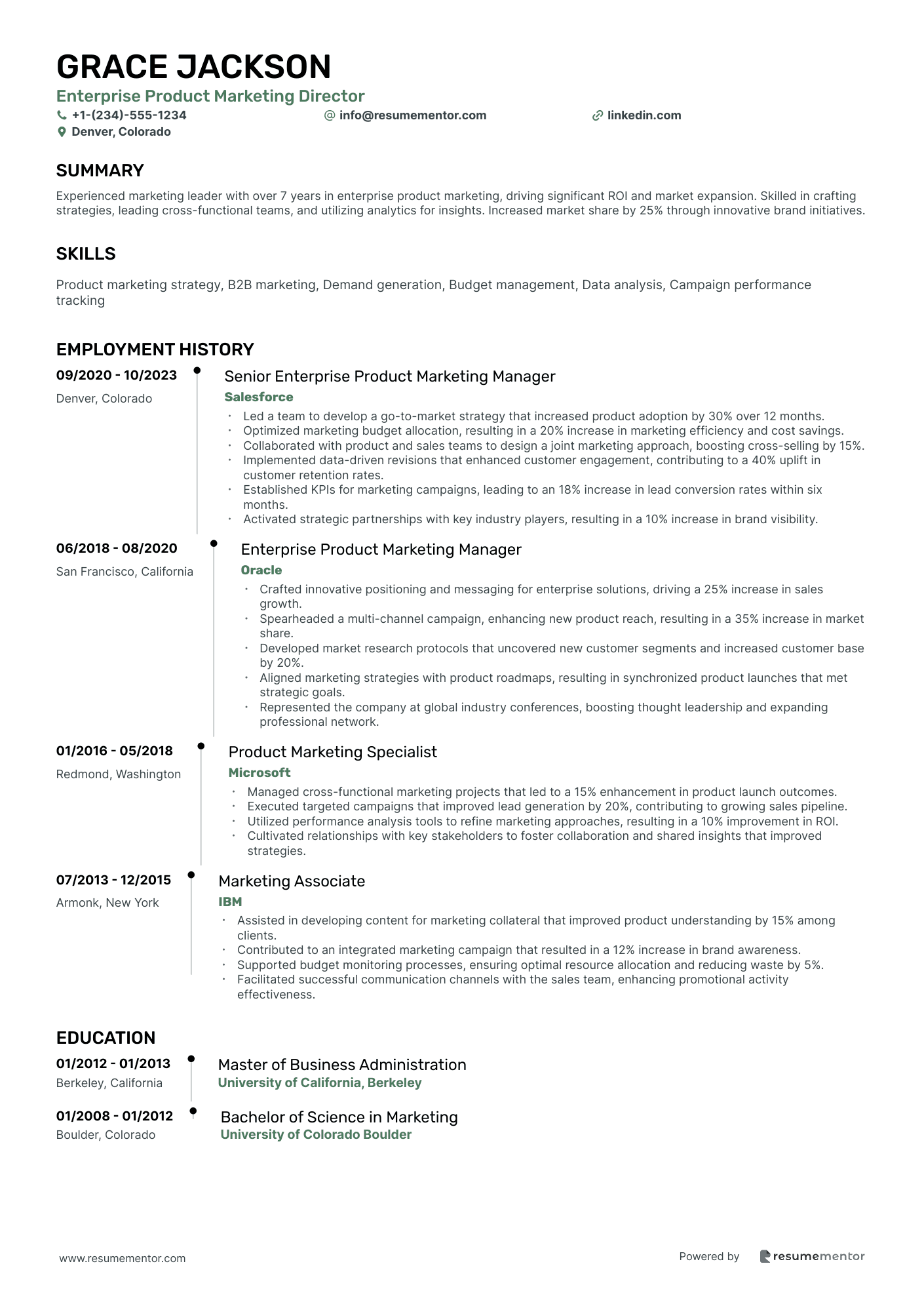 Enterprise Product Marketing Director