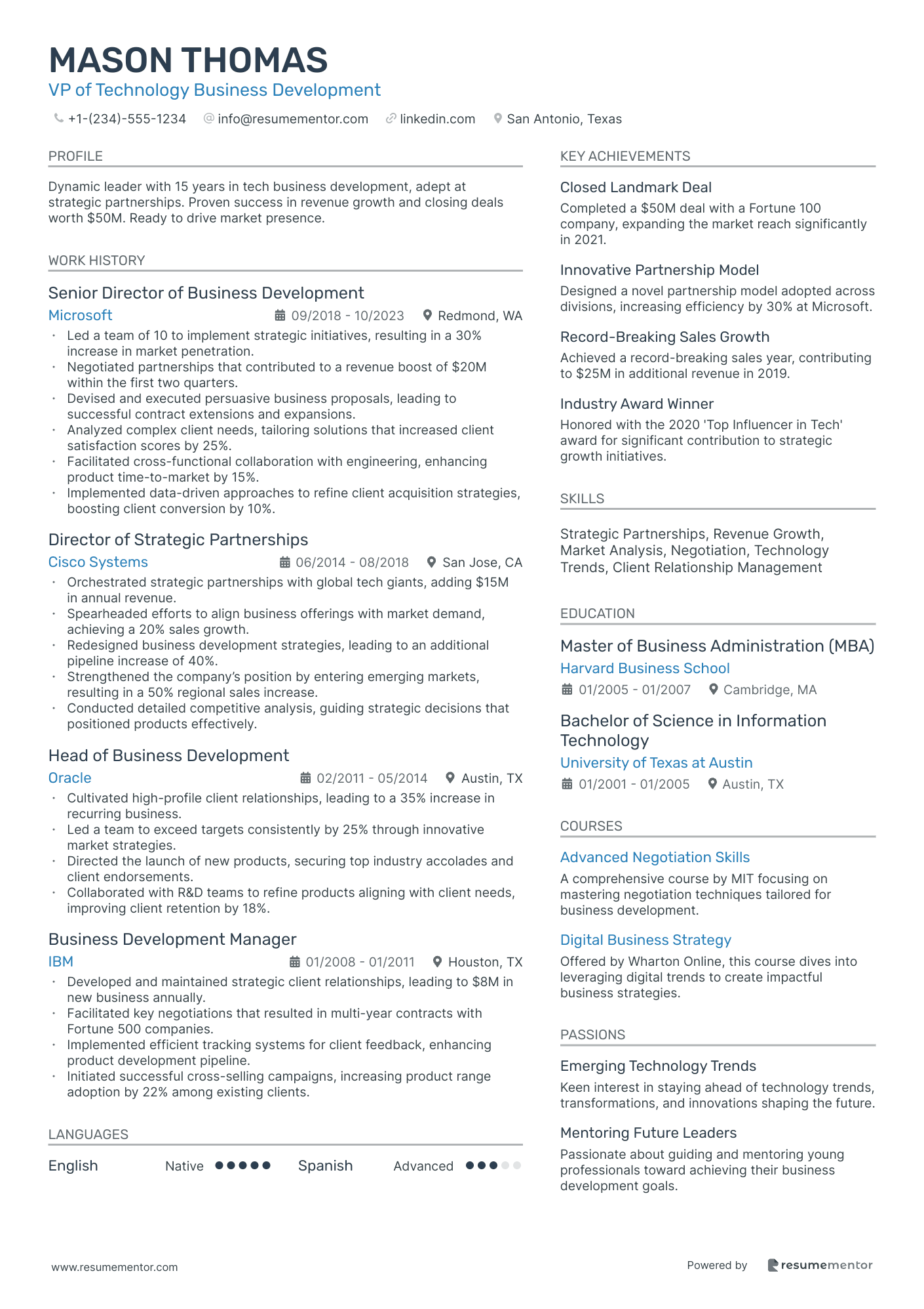 VP of Technology Business Development
