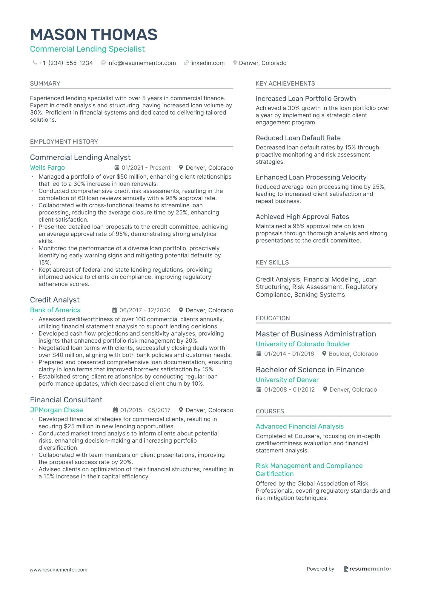 Commercial Lending Specialist