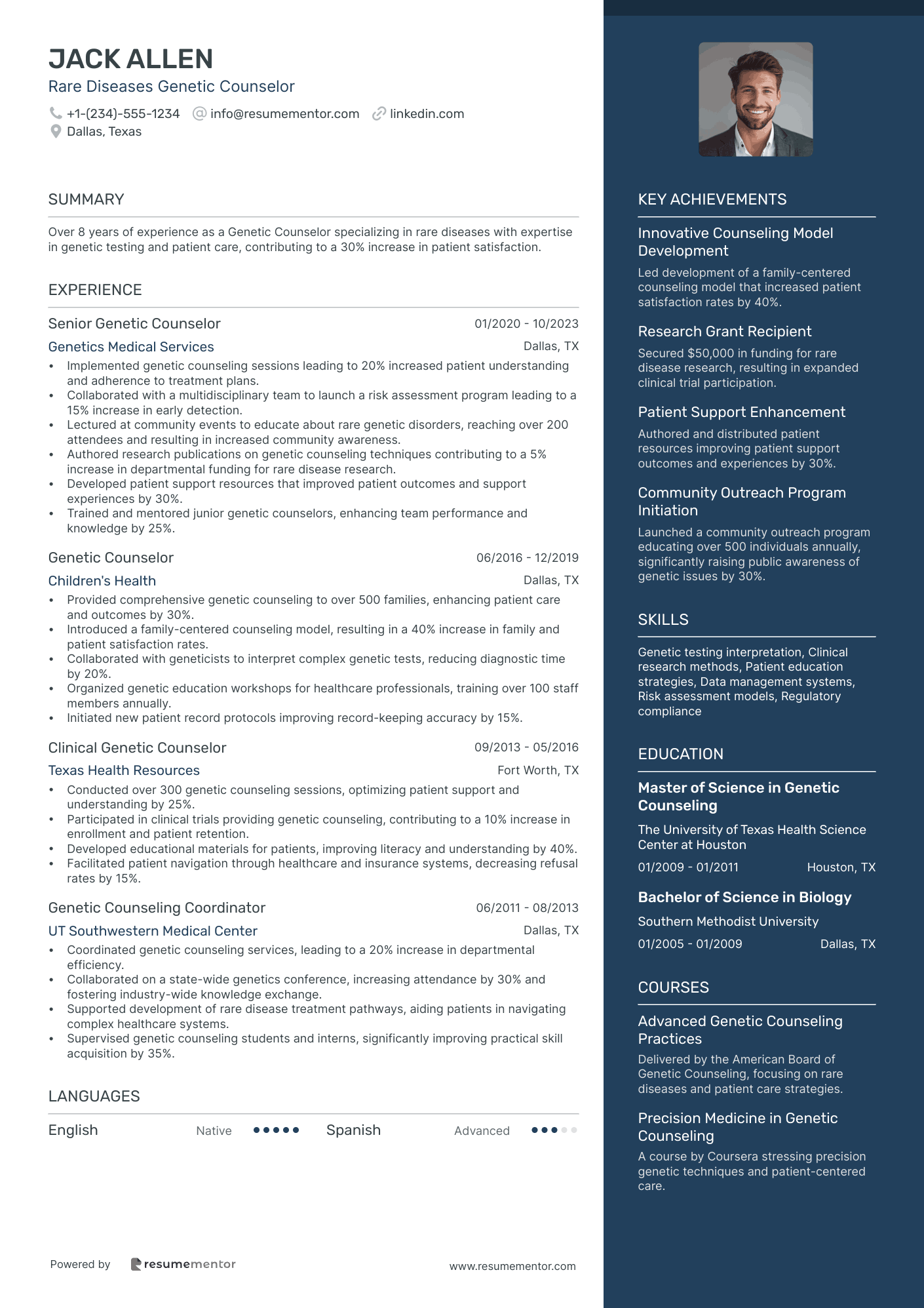 Rare Diseases Genetic Counselor
