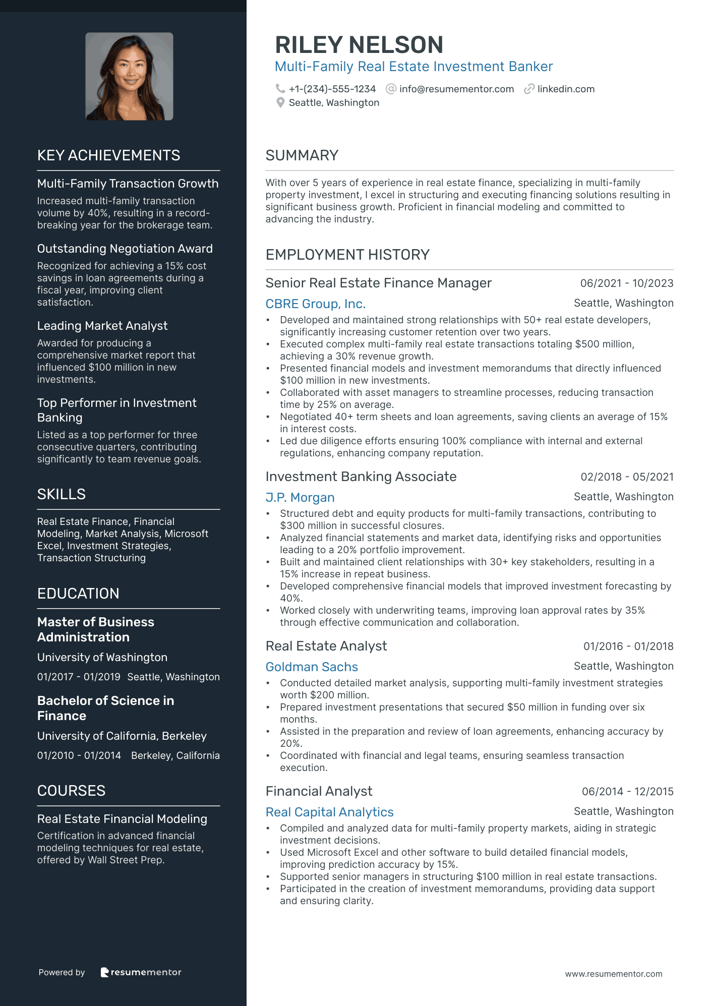 Multi Family Real Estate Investment Banker