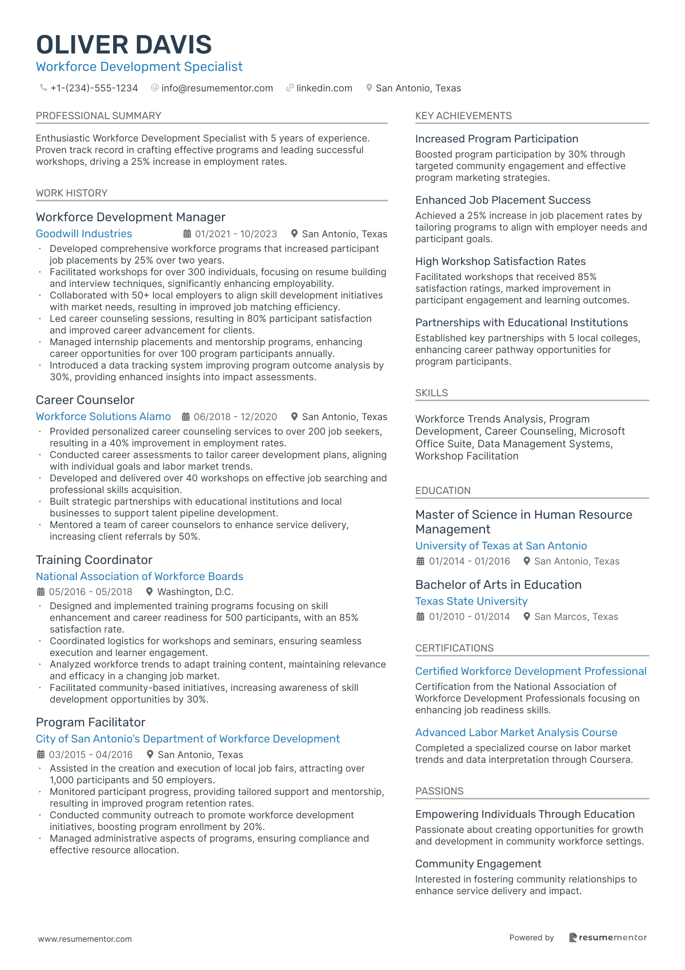 Workforce Development Specialist