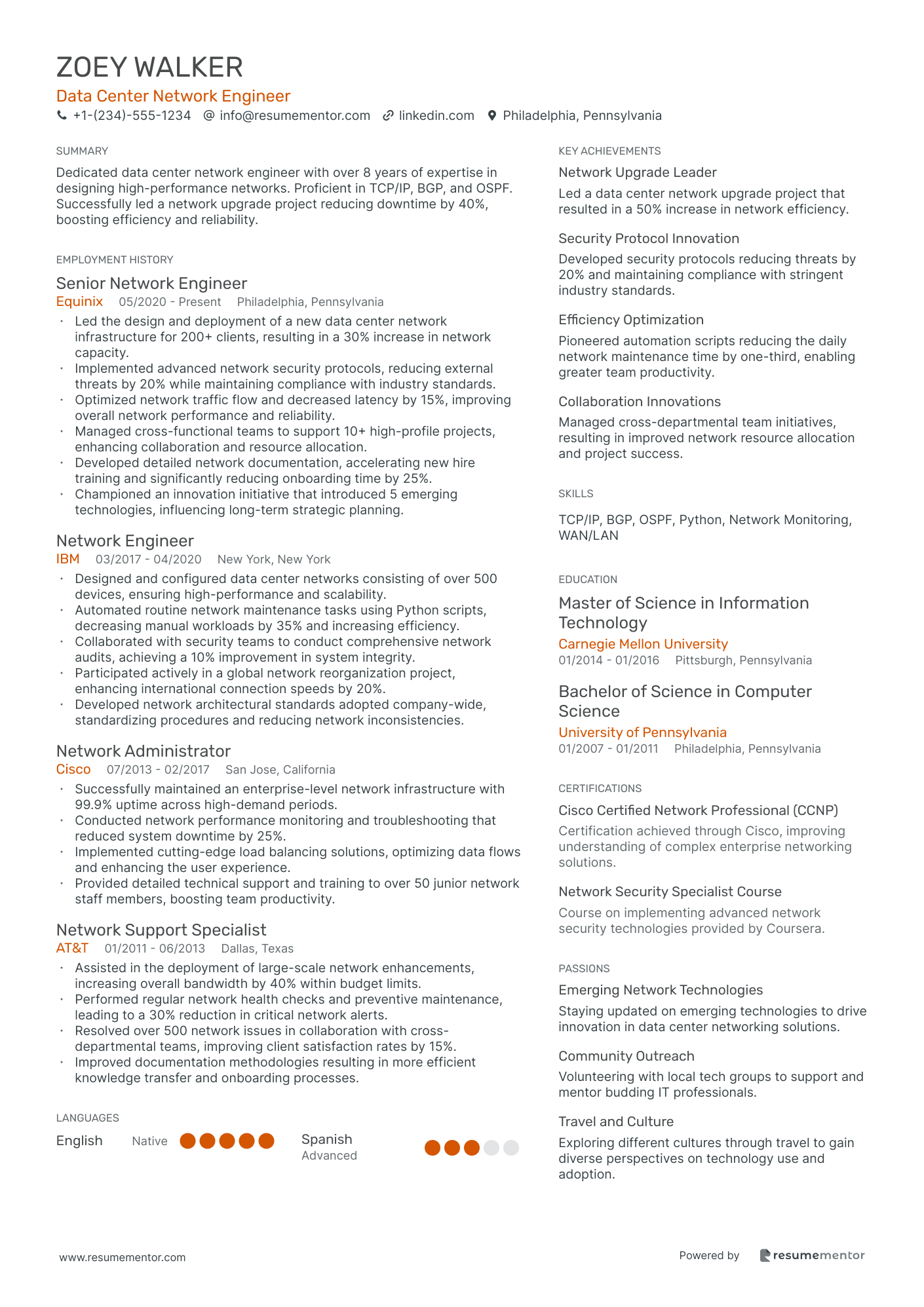 Data Center Network Engineer