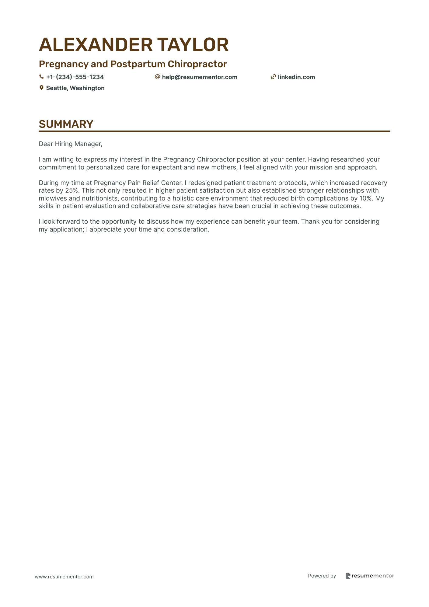 Pregnancy and Postpartum Chiropractor