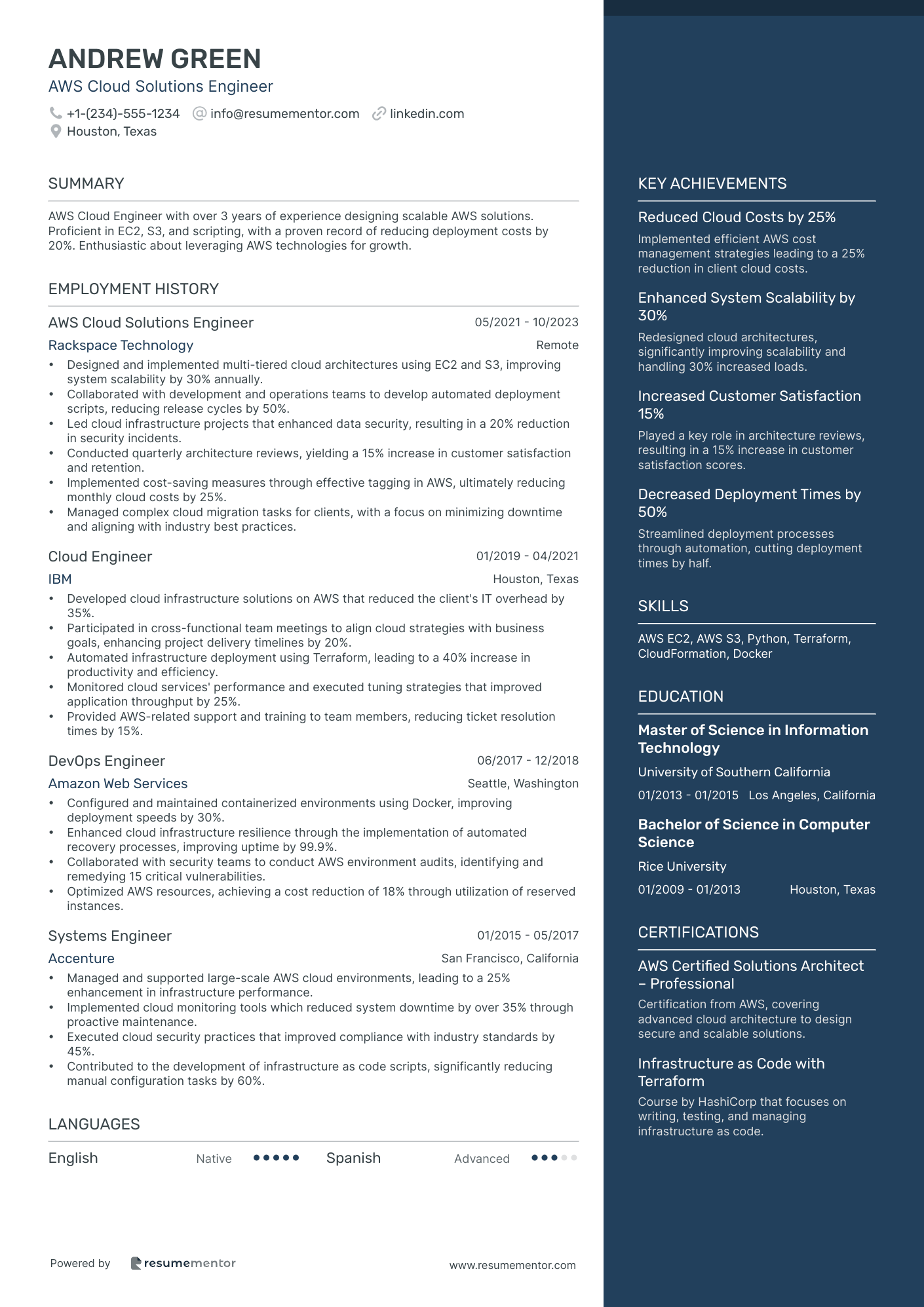 AWS Cloud Solutions Engineer