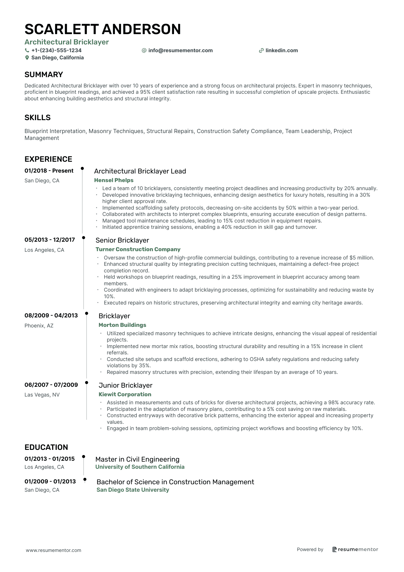 Architectural Bricklayer