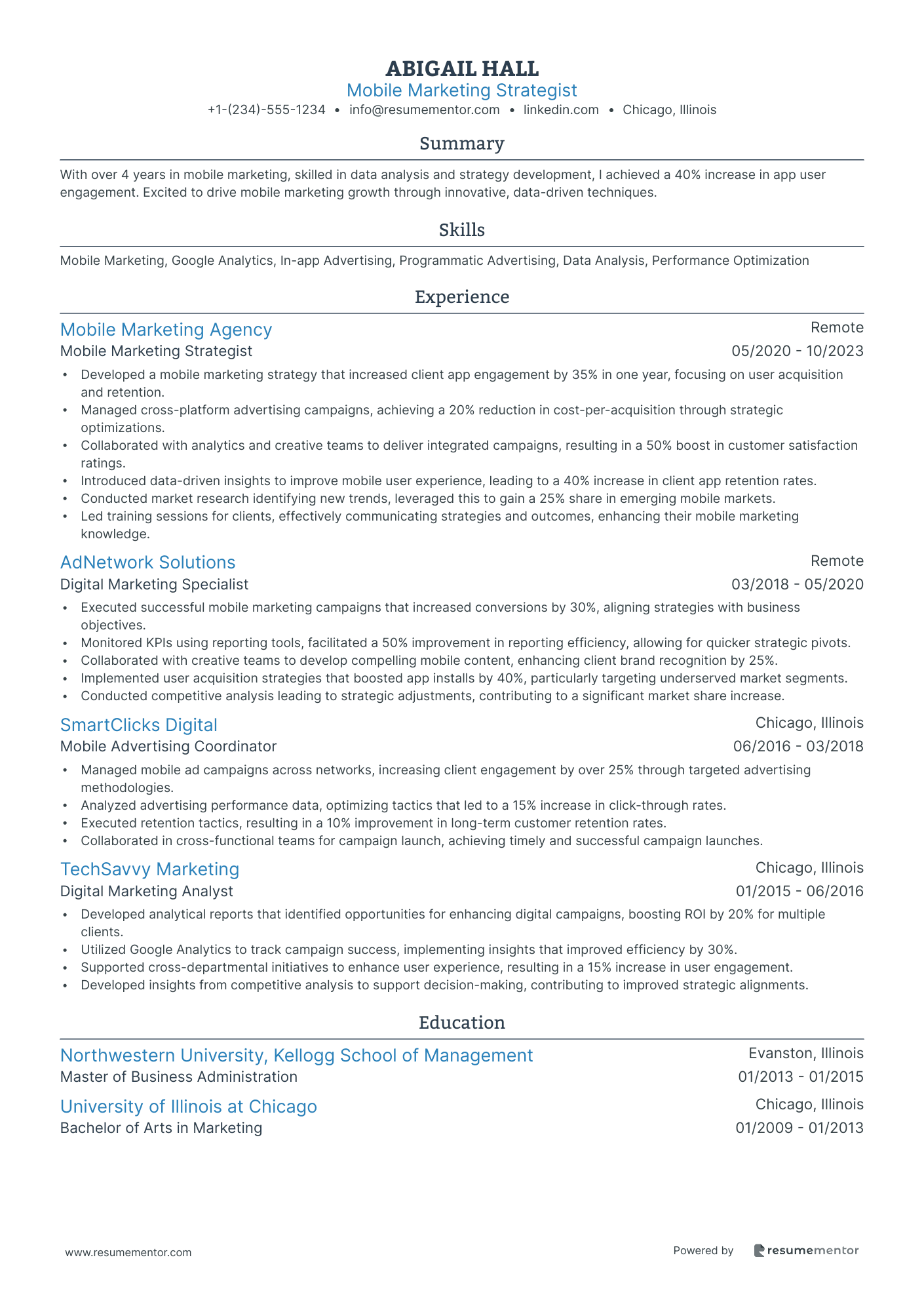 Mobile Marketing Strategist
